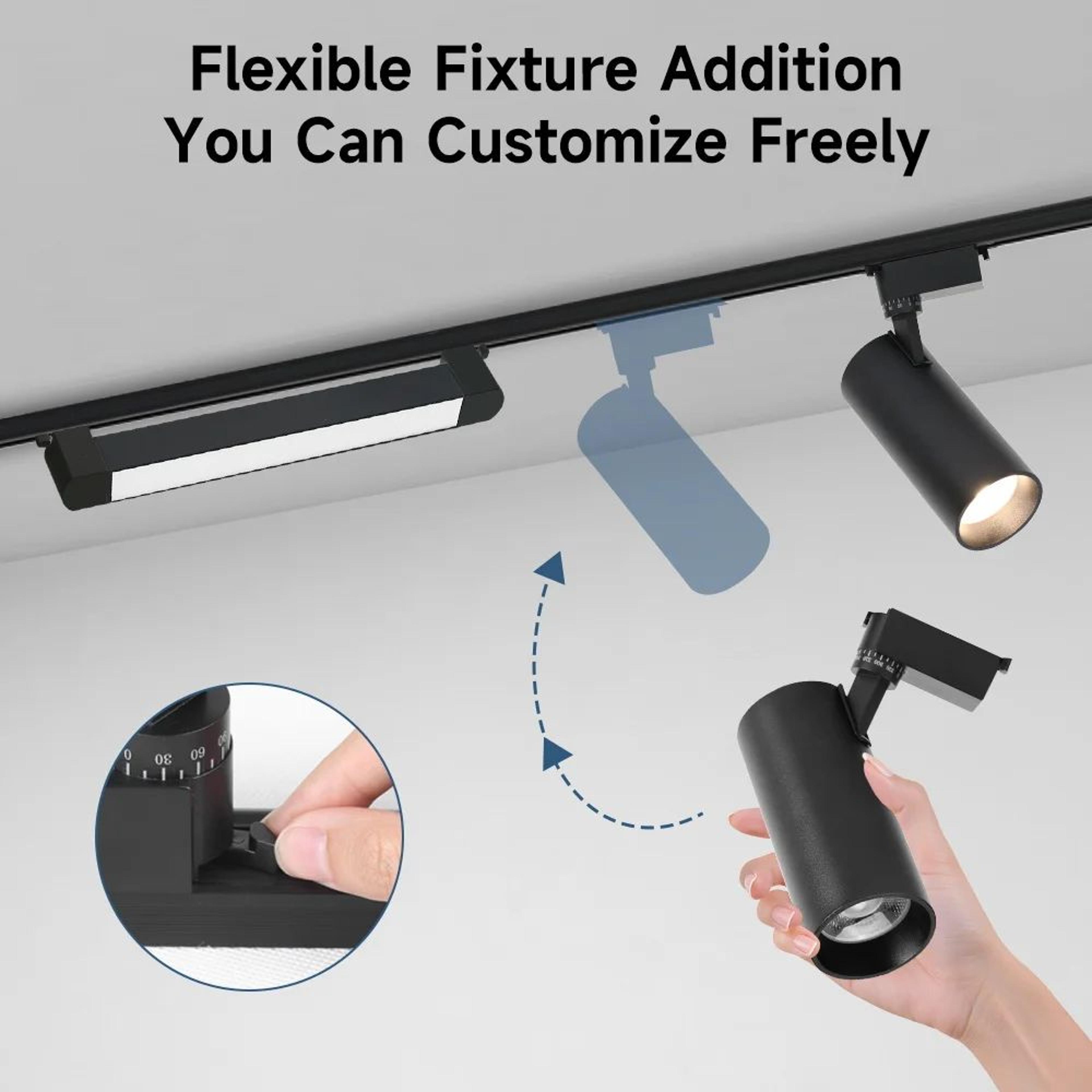 Modern COB LED Track Lighting Set 3