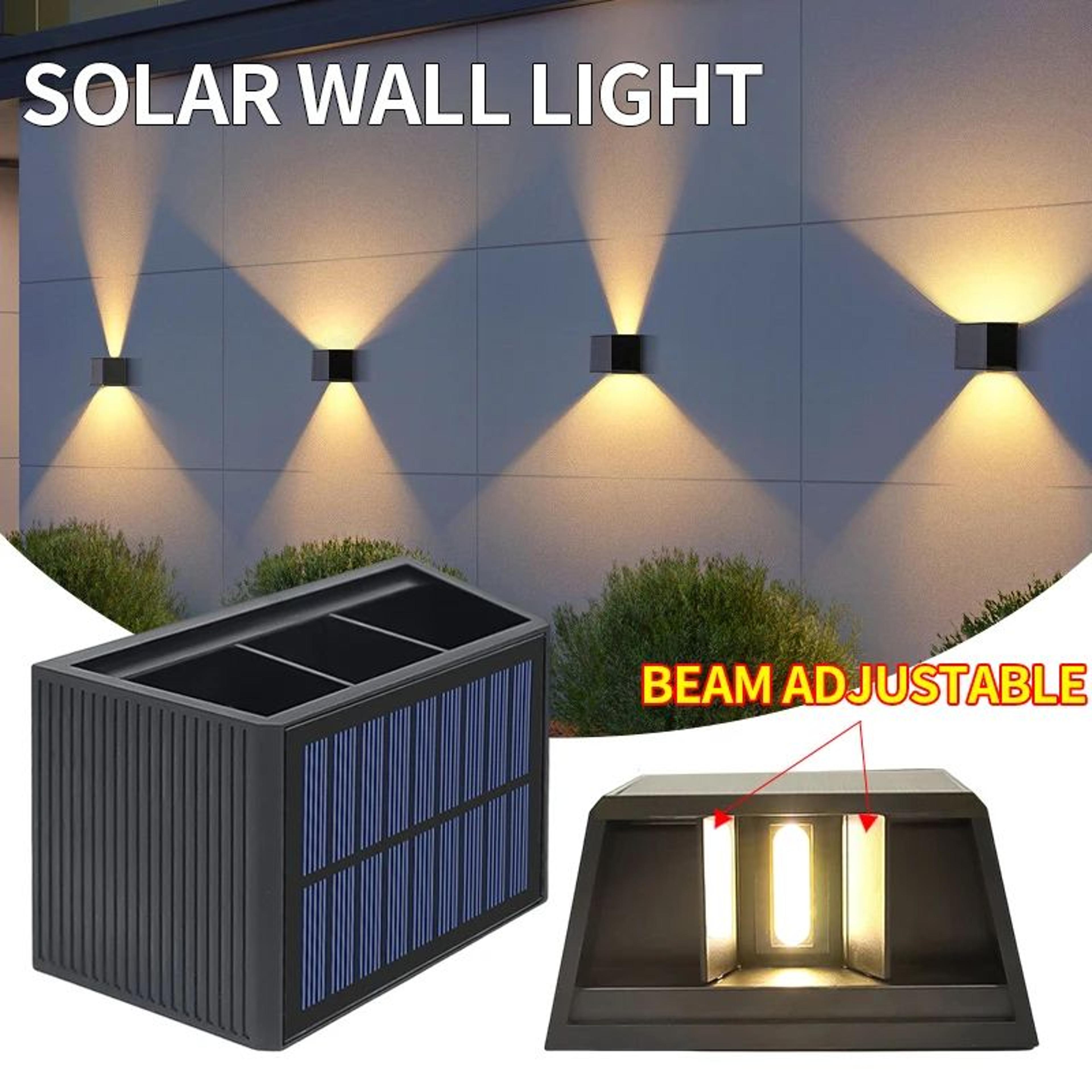 solar up and down led wall light