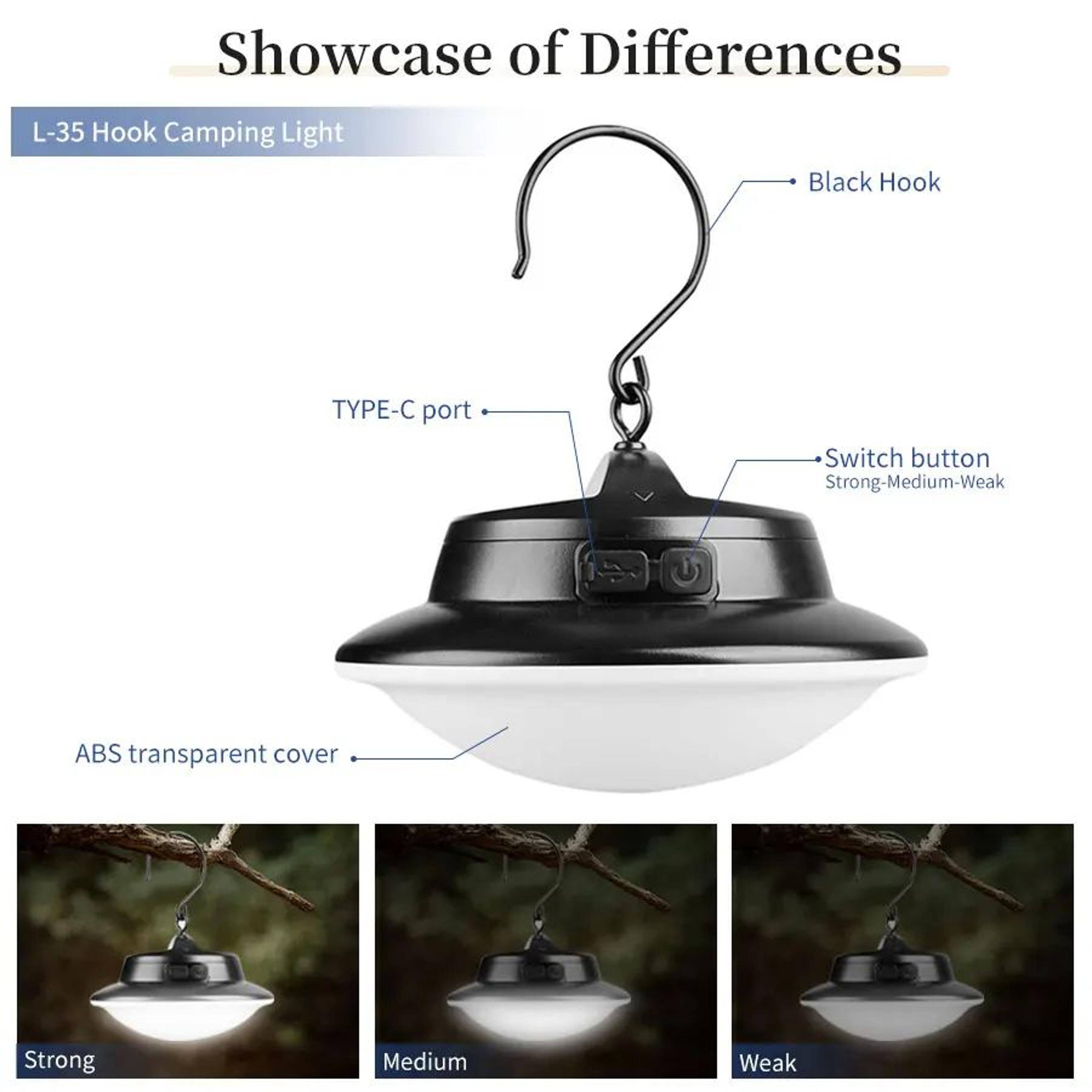 USB Rechargeable LED Camping Lantern 6