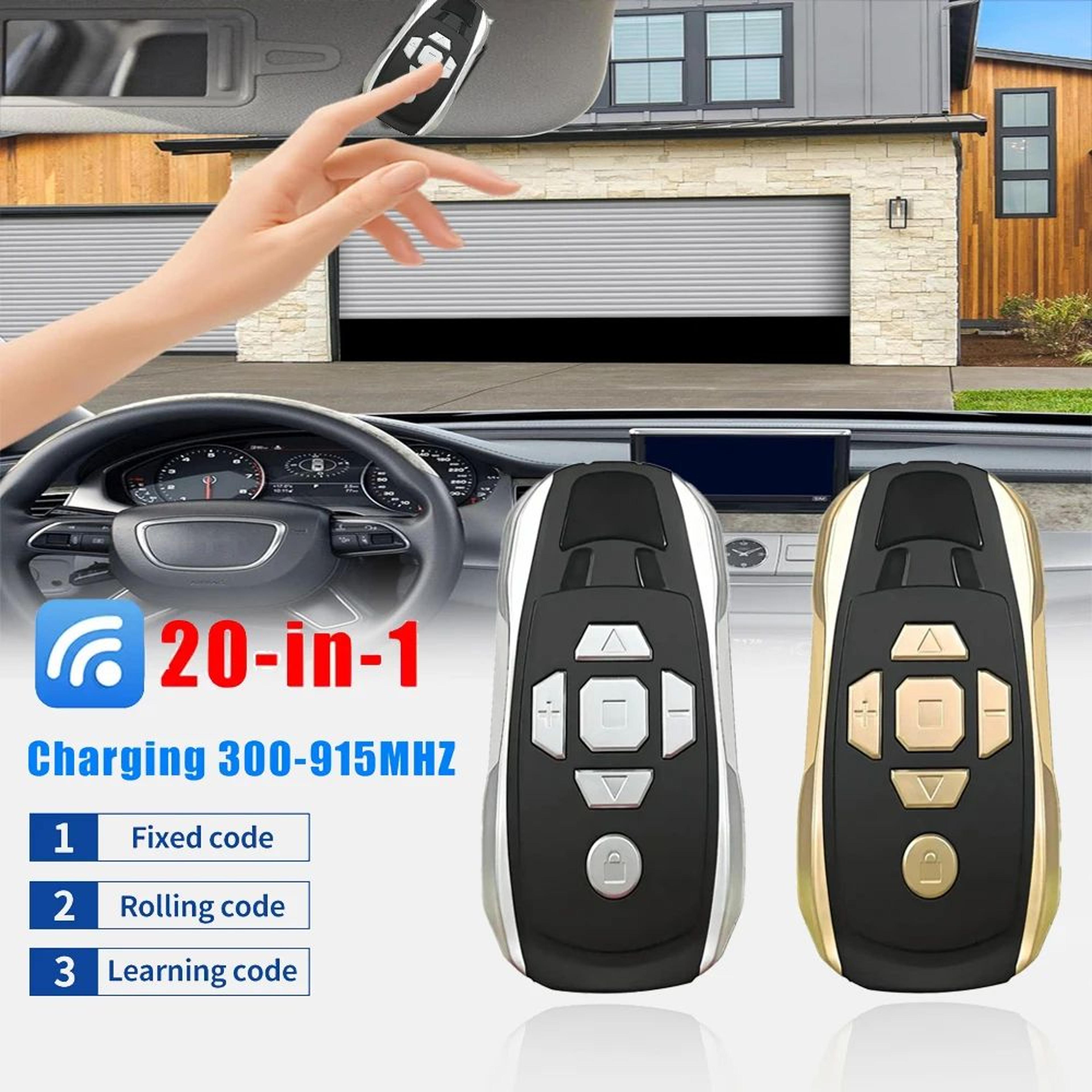 20 in 1 universal garage door remote control