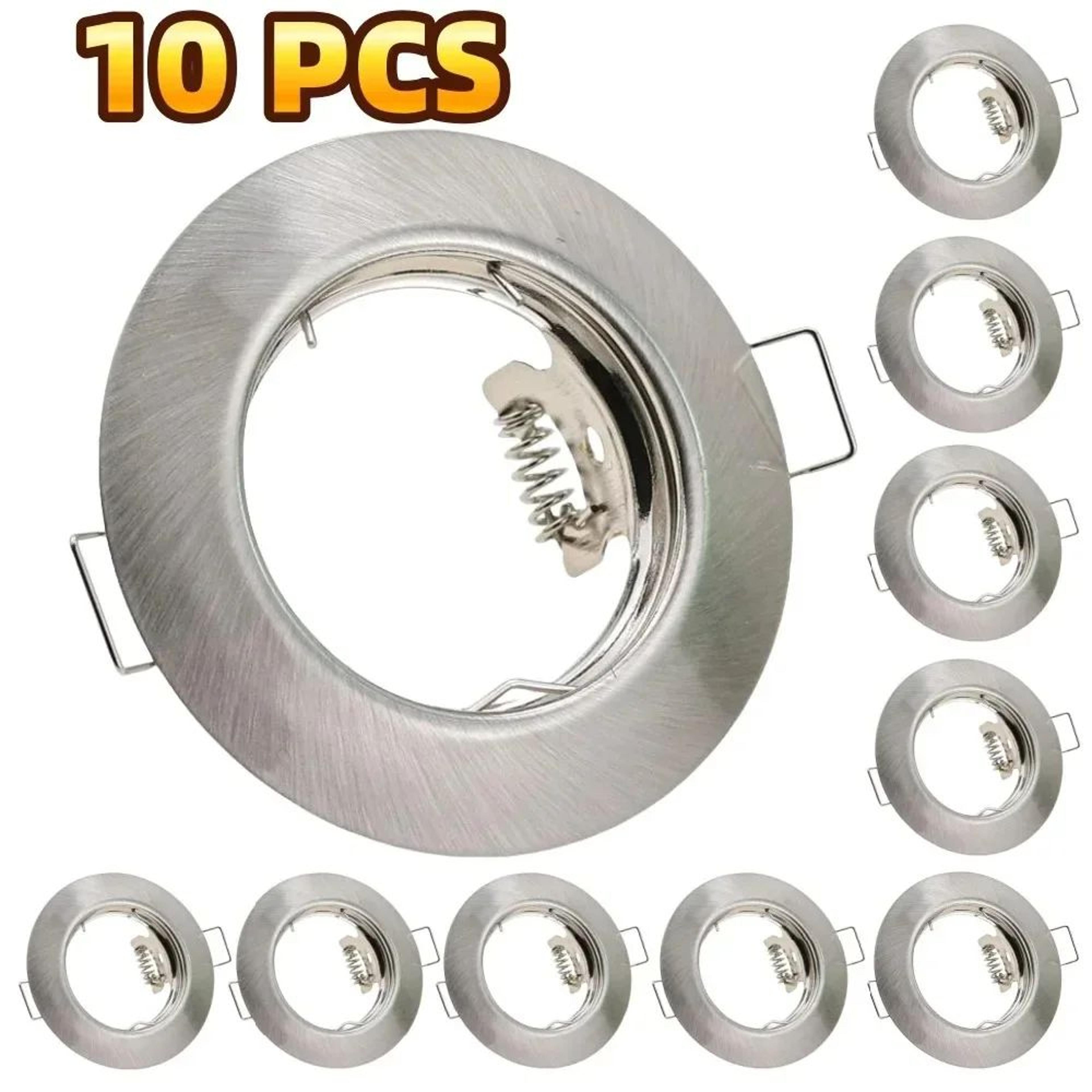 Adjustable Satin Nickel Recessed Spotlight Trim 8