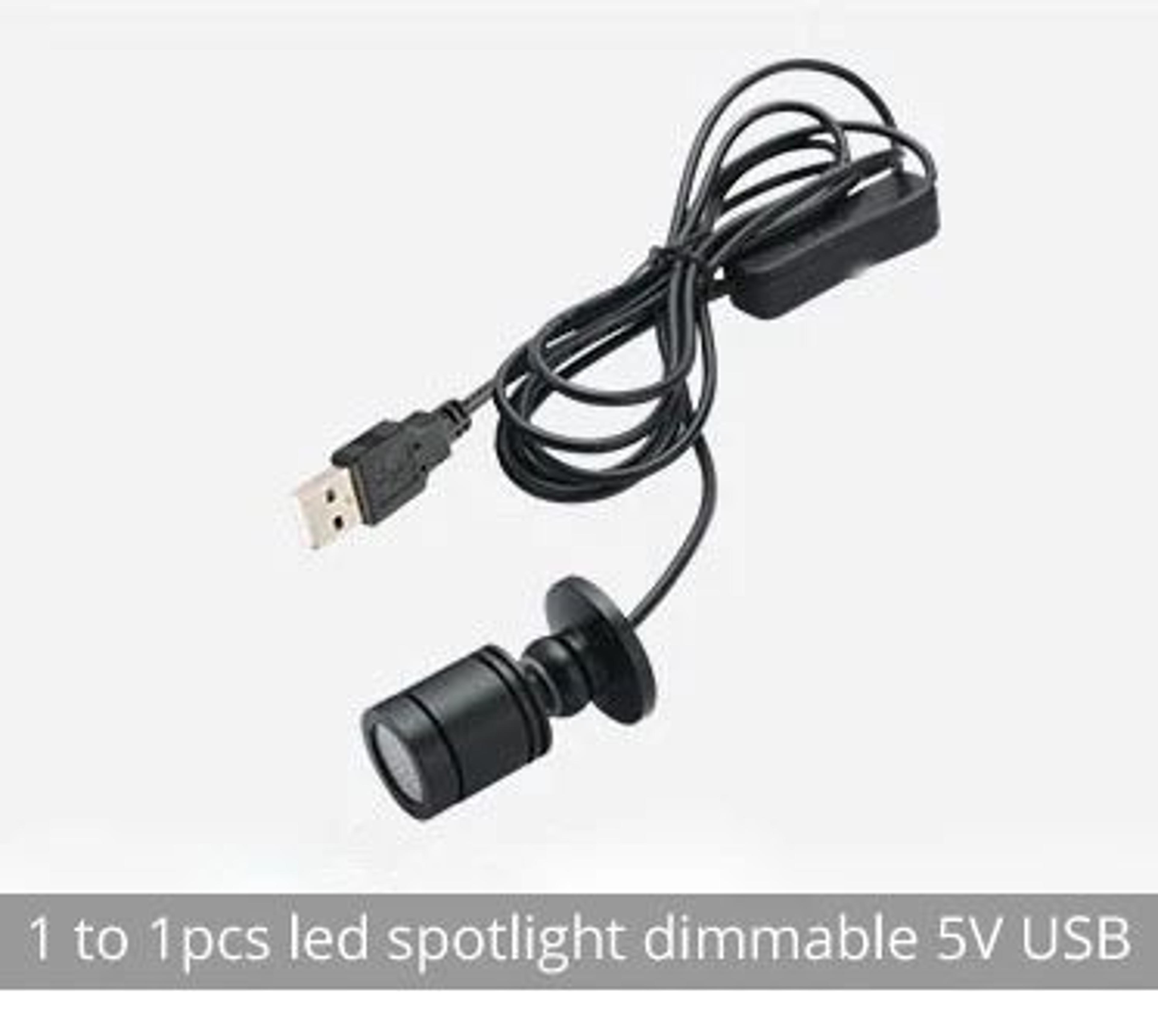 Mini USB Dimmable LED Display Spotlight 6
