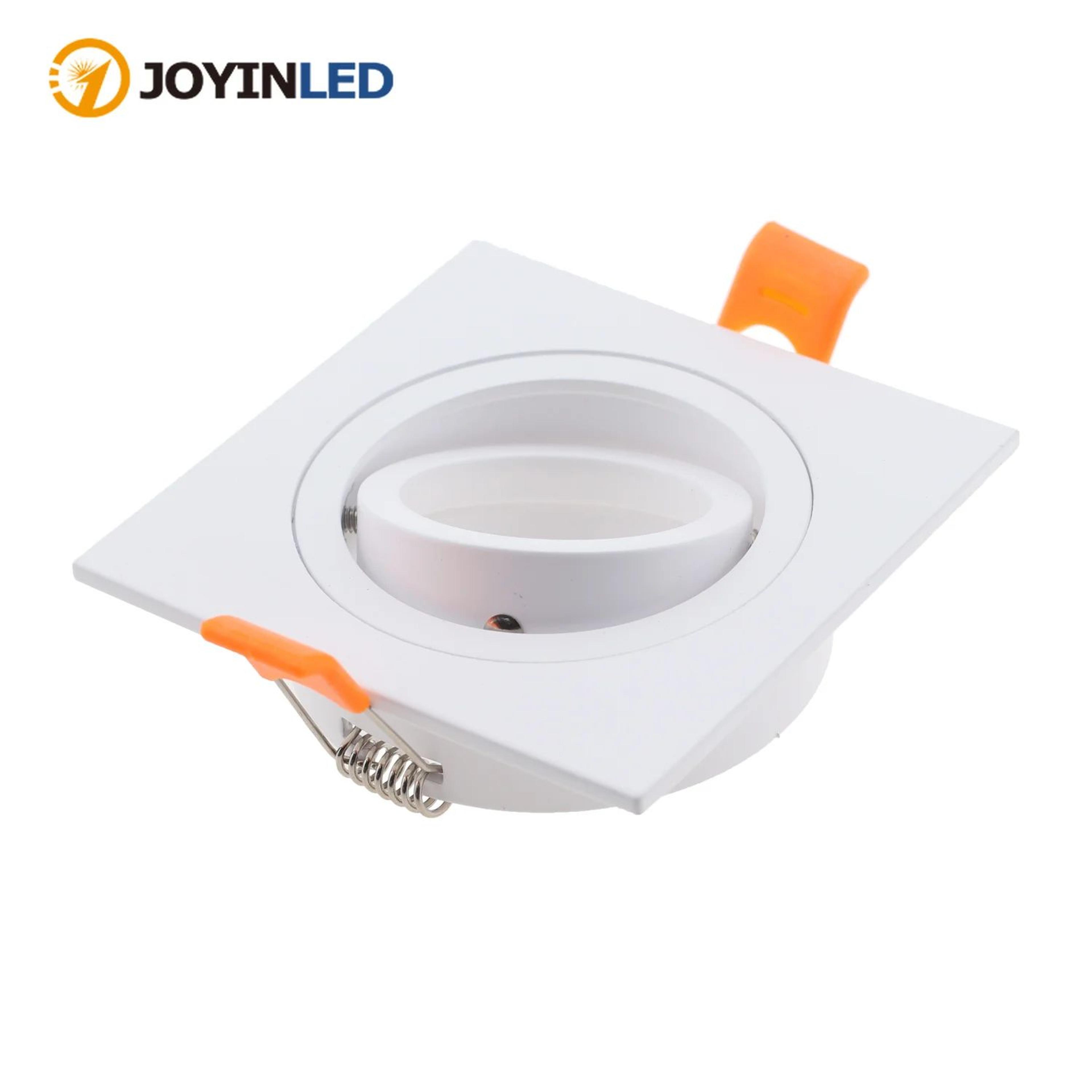 square adjustable recessed spotlight frame