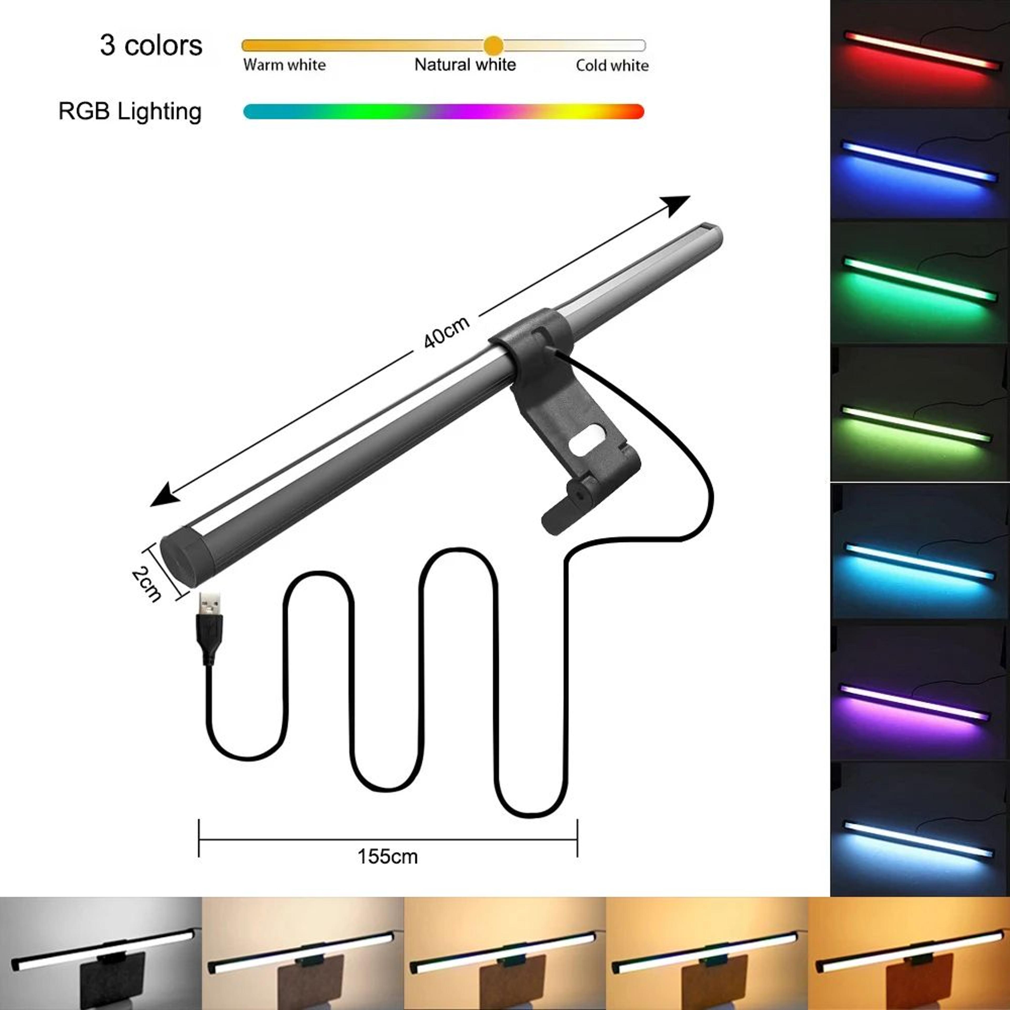 RGB Dimmable LED Monitor Light Bar 7