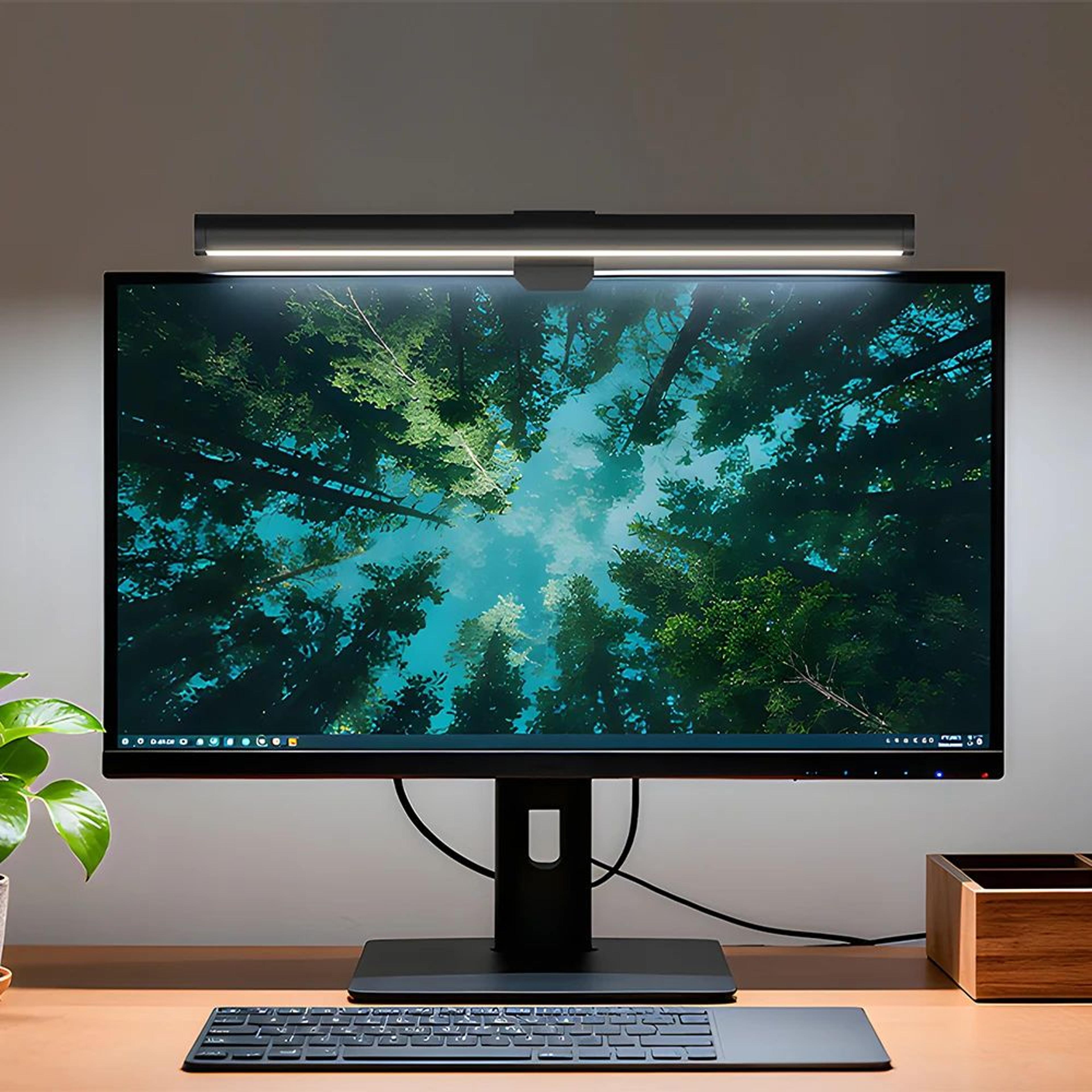 rgb touch dimmable monitor light bar