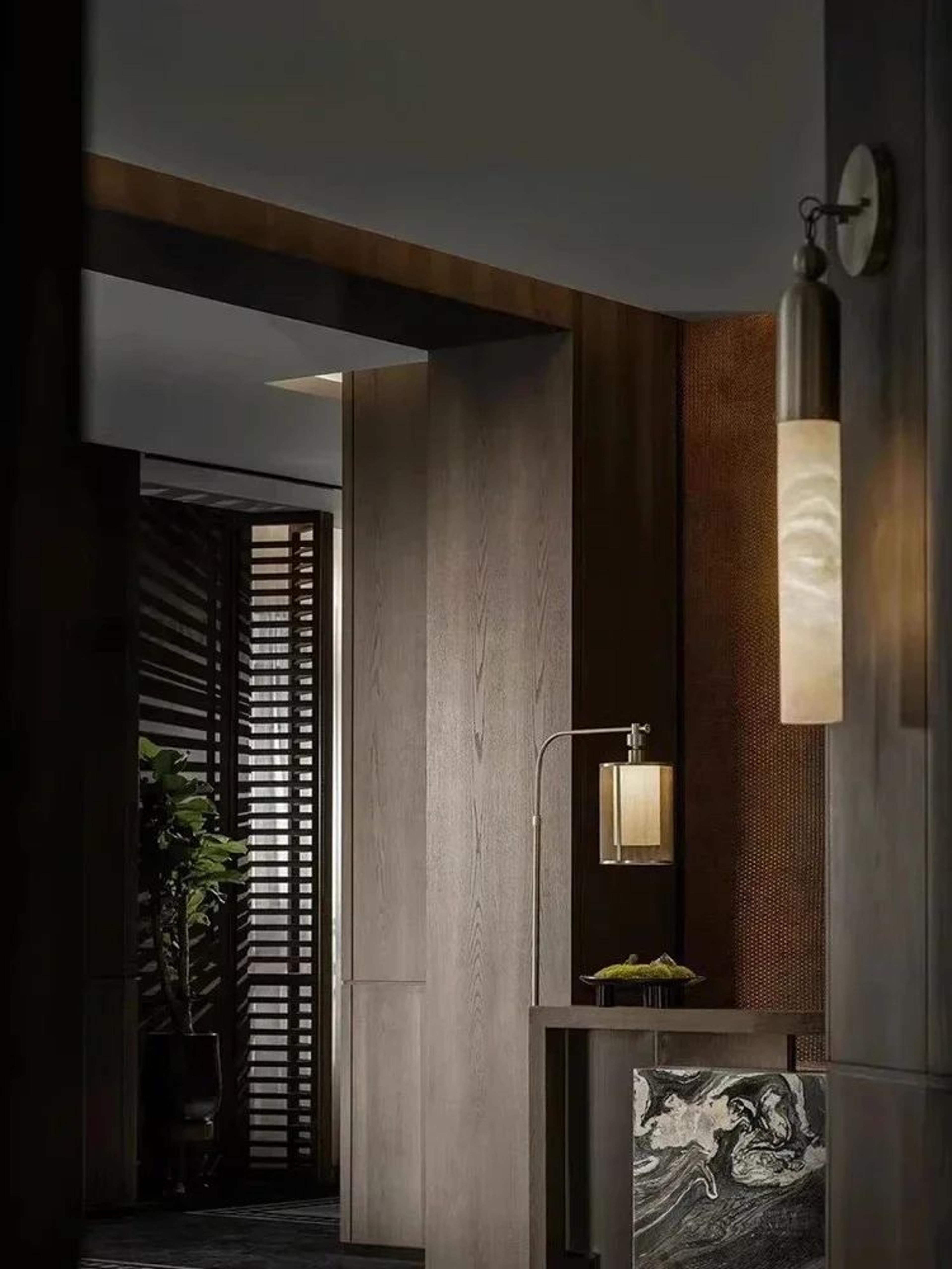 Vintage Alabaster Marble LED Wall Lamp 4