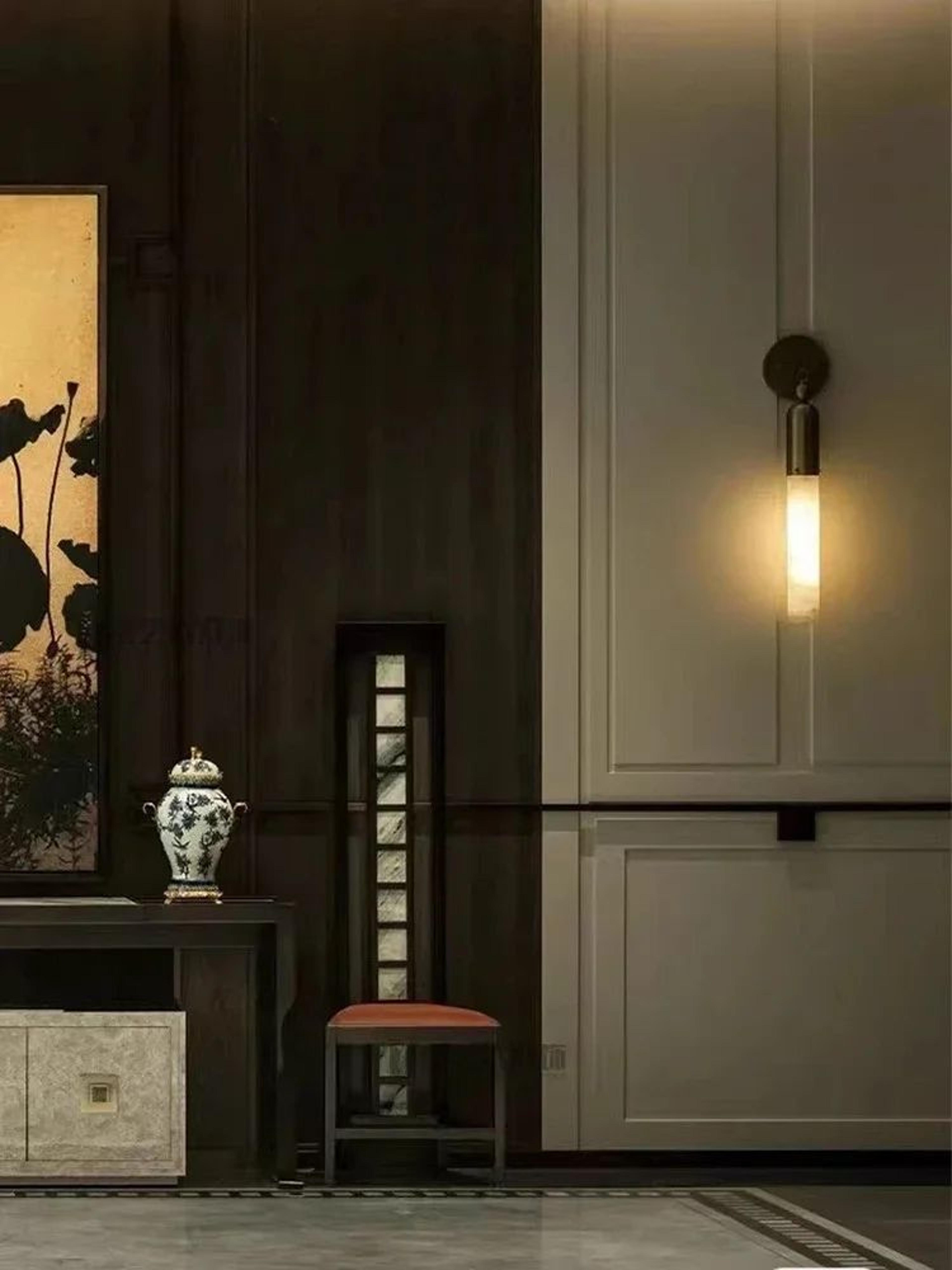 Vintage Alabaster Marble LED Wall Lamp 2