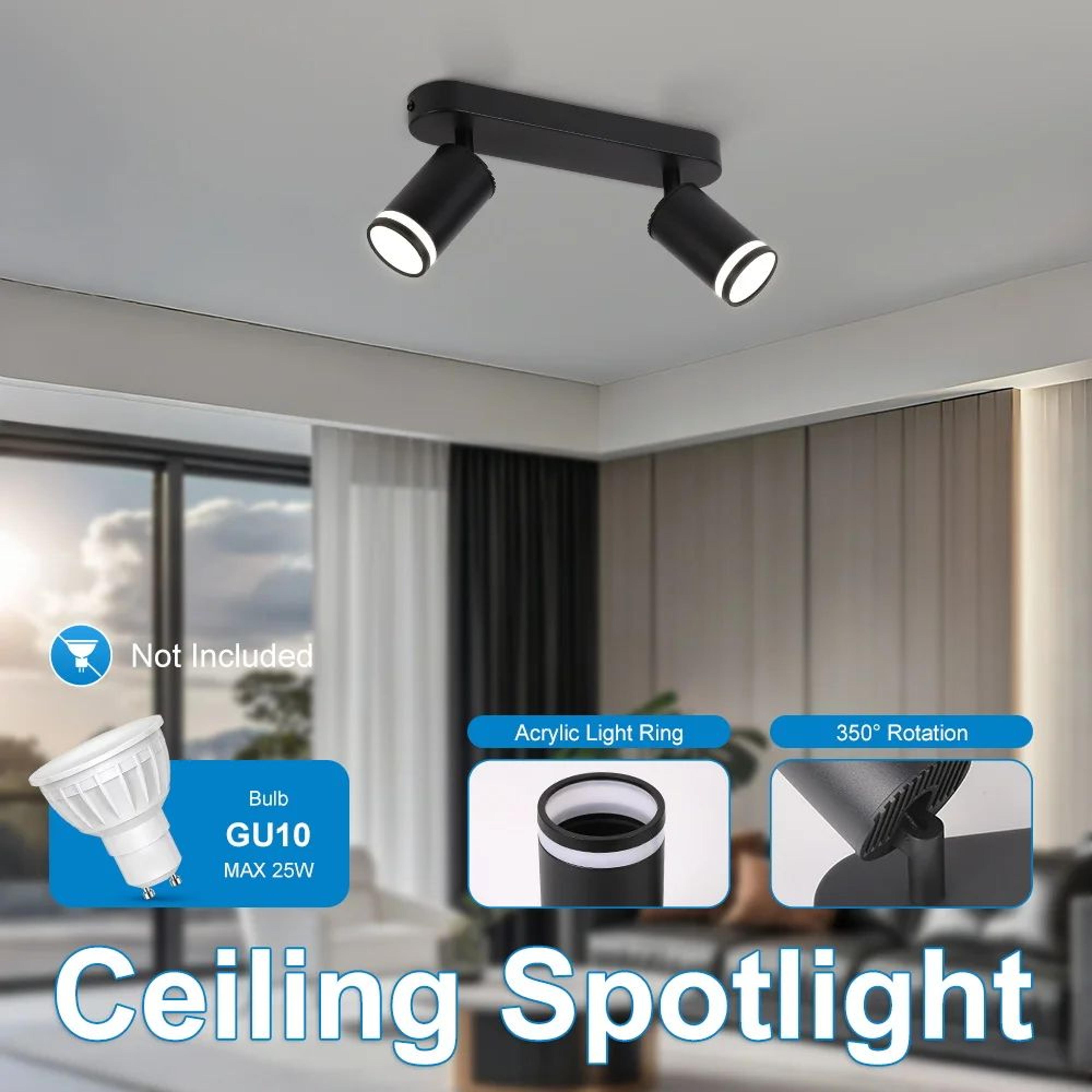 Modern GU10 Ceiling Spotlight Fixture 3