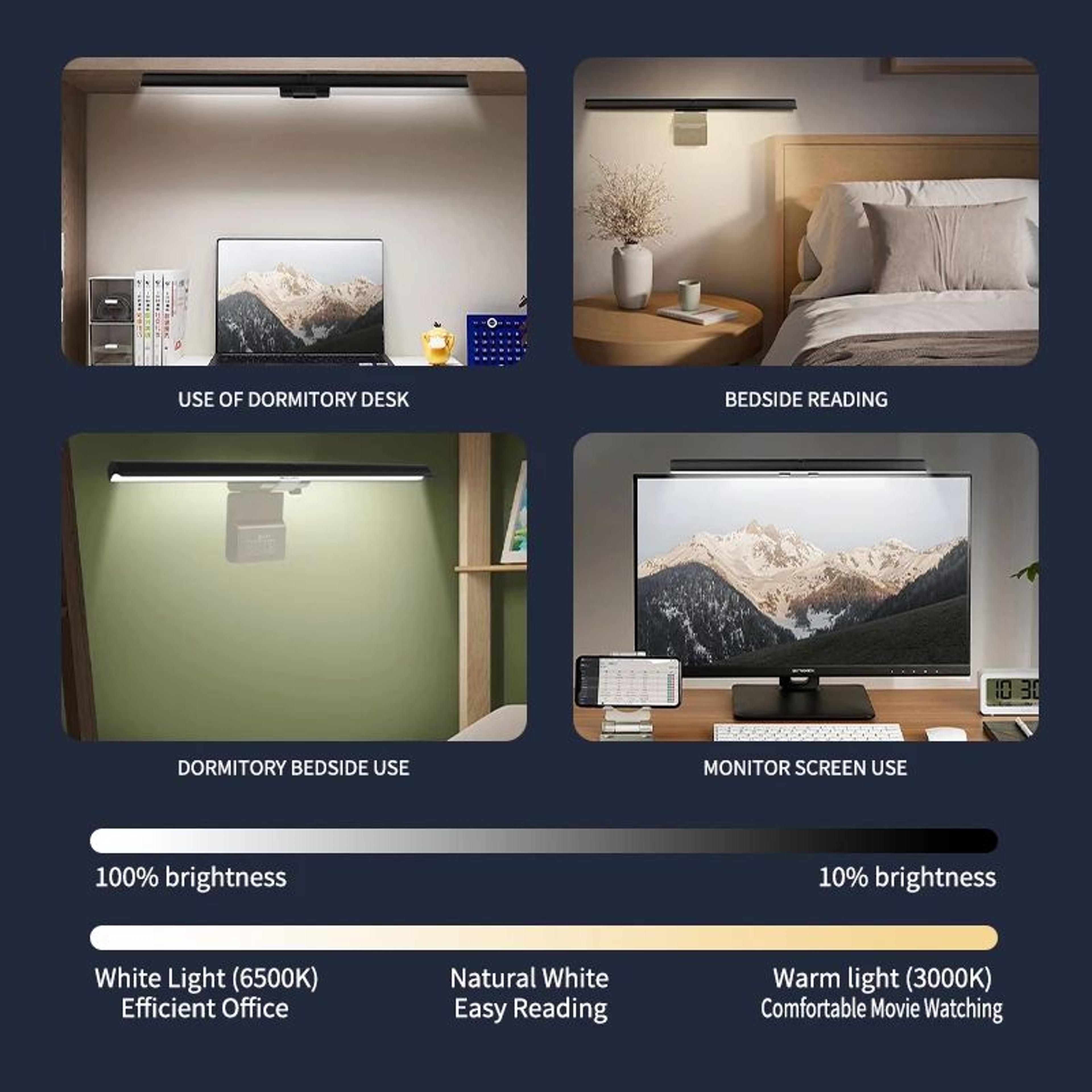 USB Stepless Dimming Monitor Light 4