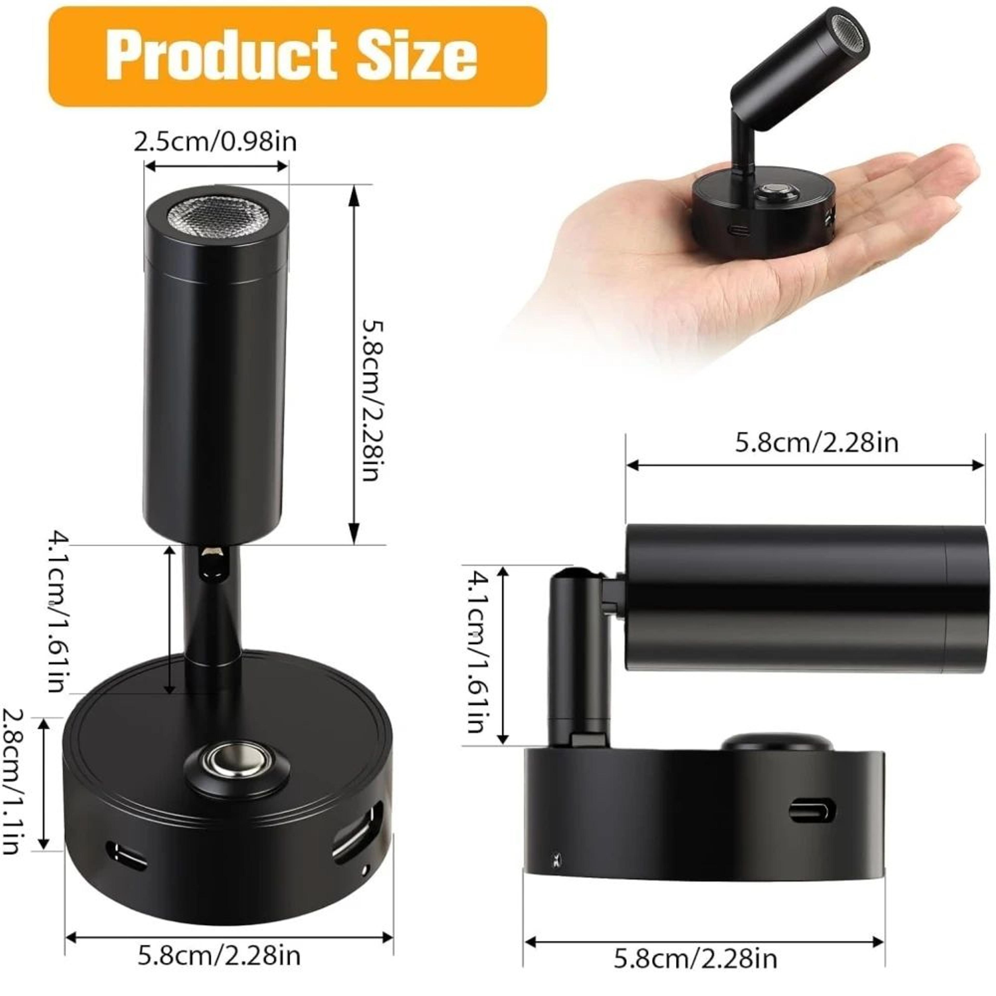 Touch Dimmable RV LED Reading Spotlight 3