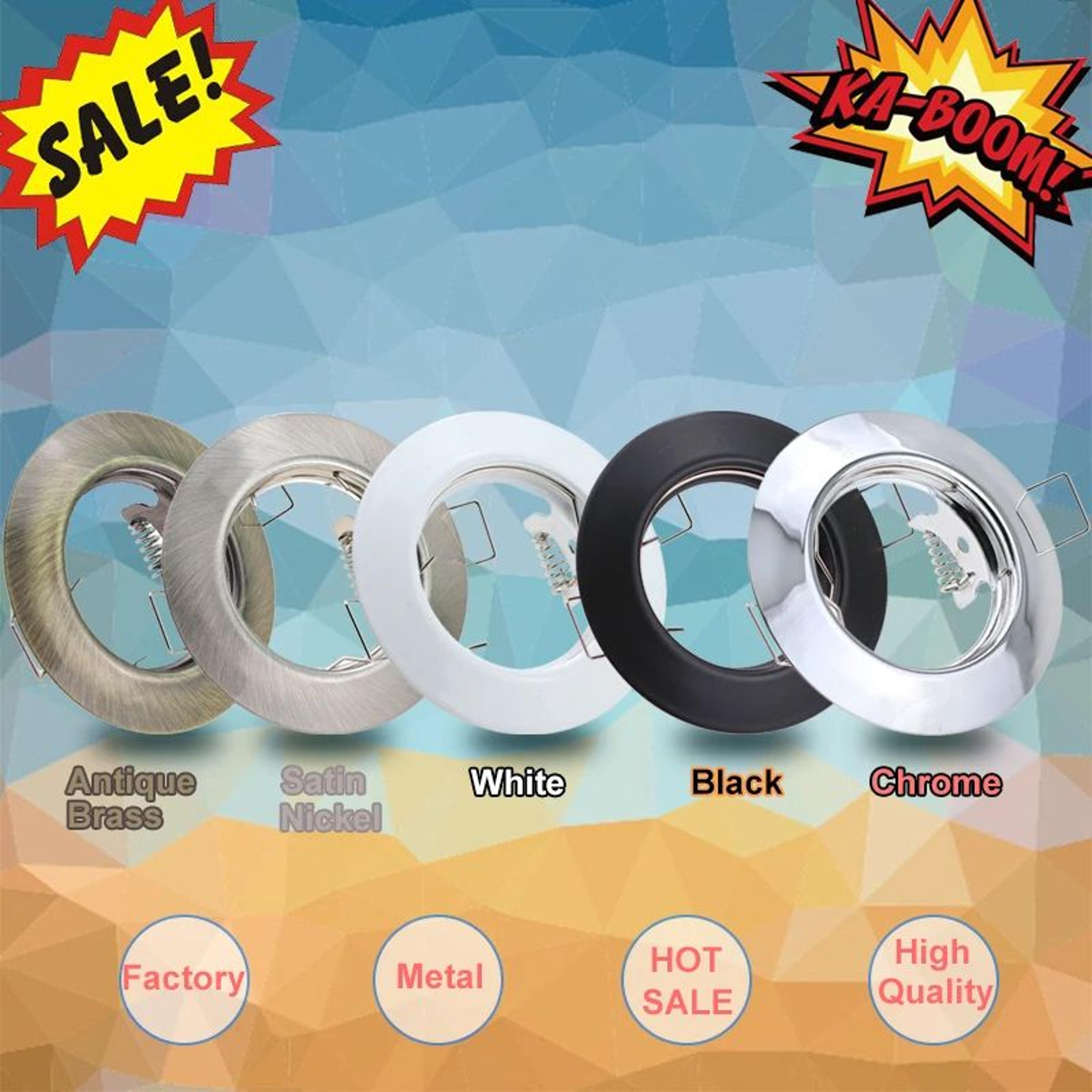gu10 mr16 recessed downlight frames 10 pack