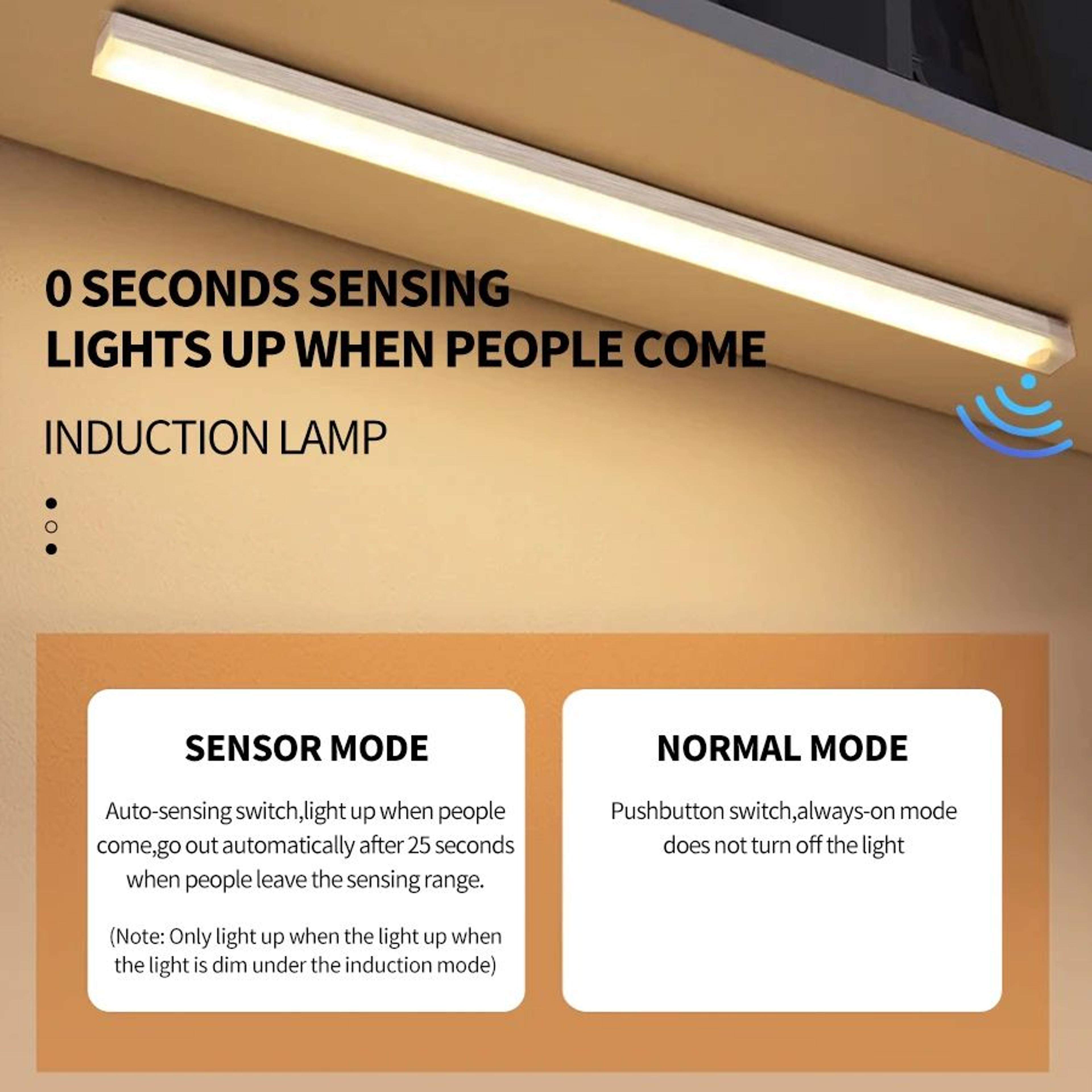 USB Rechargeable Motion Activated LED Light Bar 1