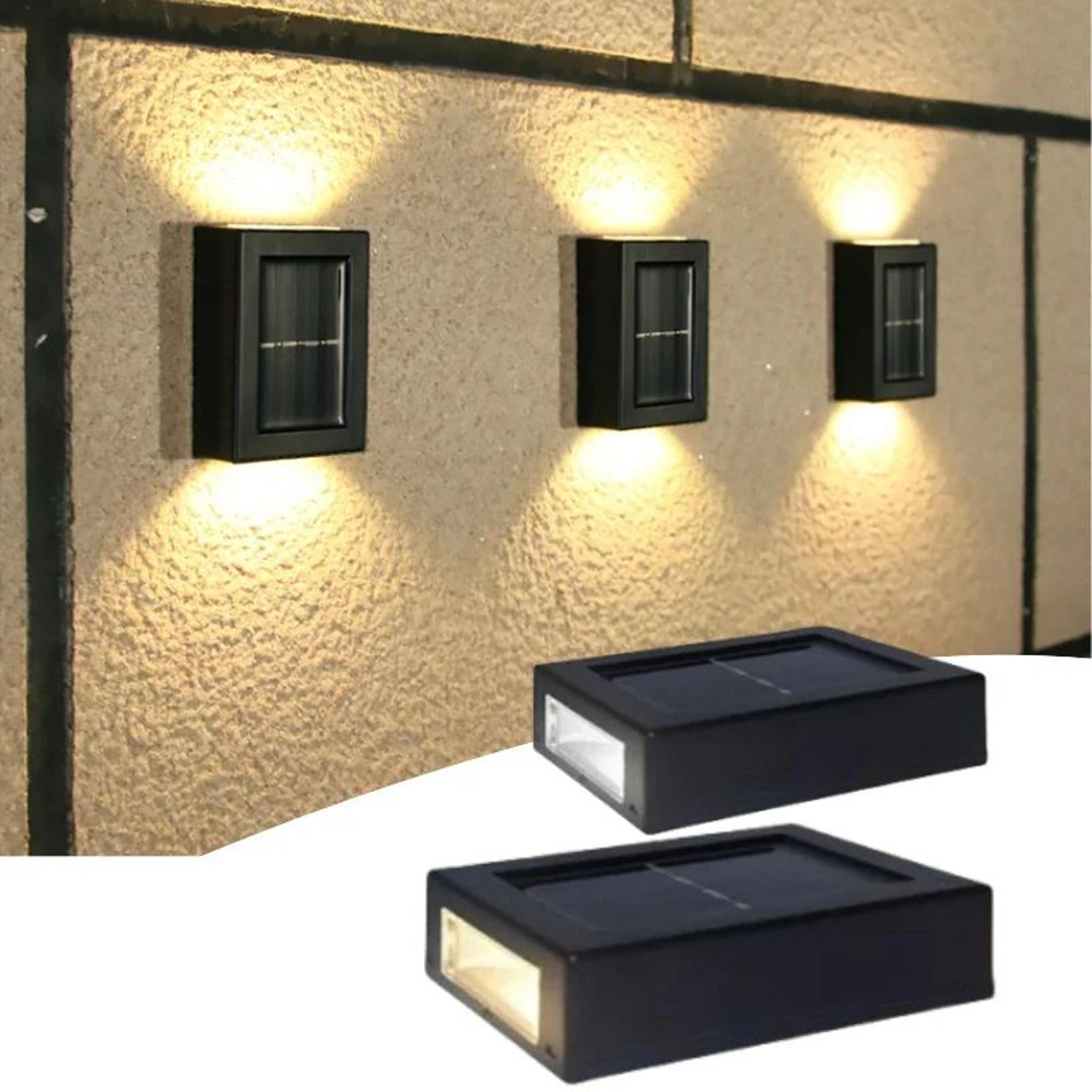 Waterproof Solar Up Down Exterior Wall Spotlight 1