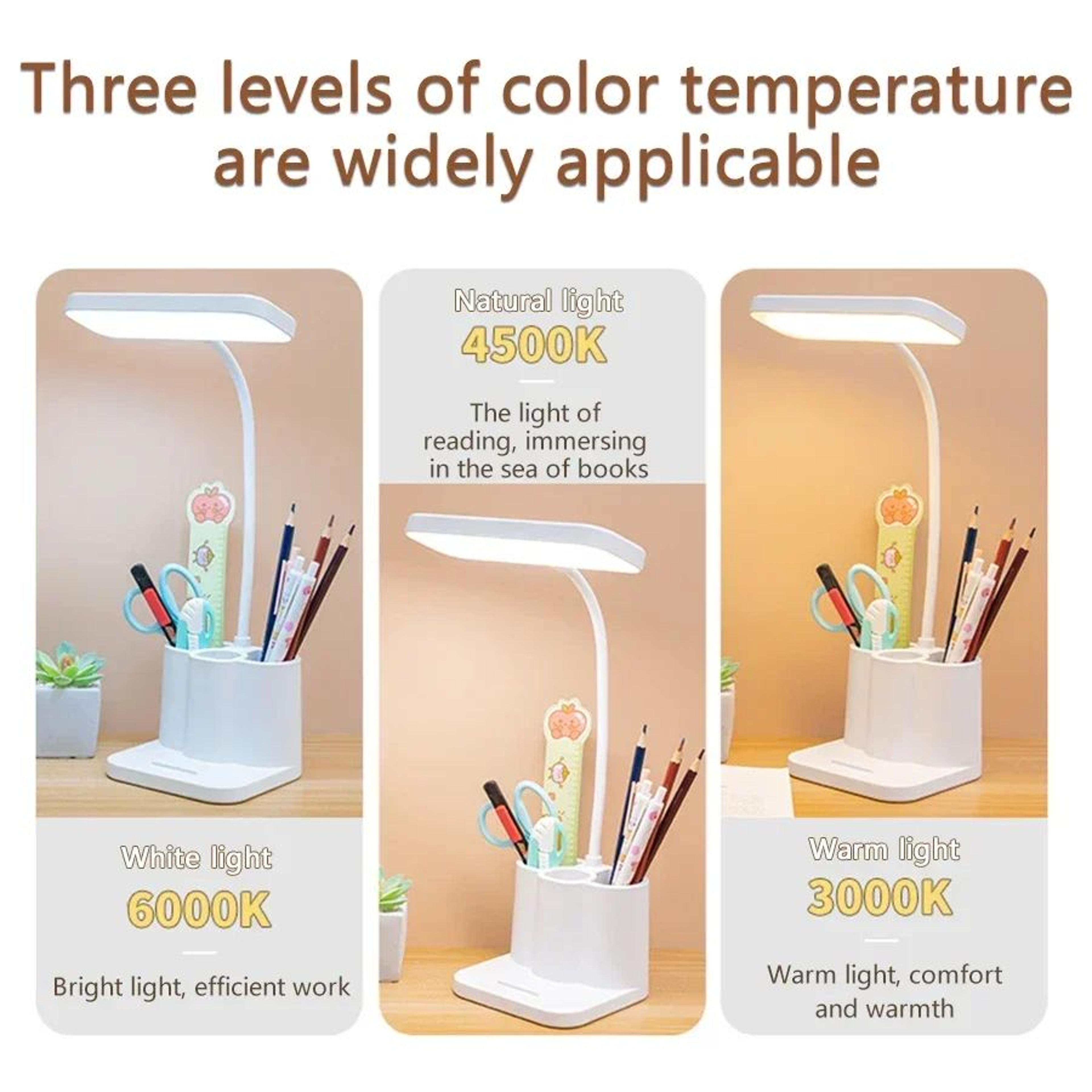 Rechargeable Stepless Dimming LED Study Lamp 1