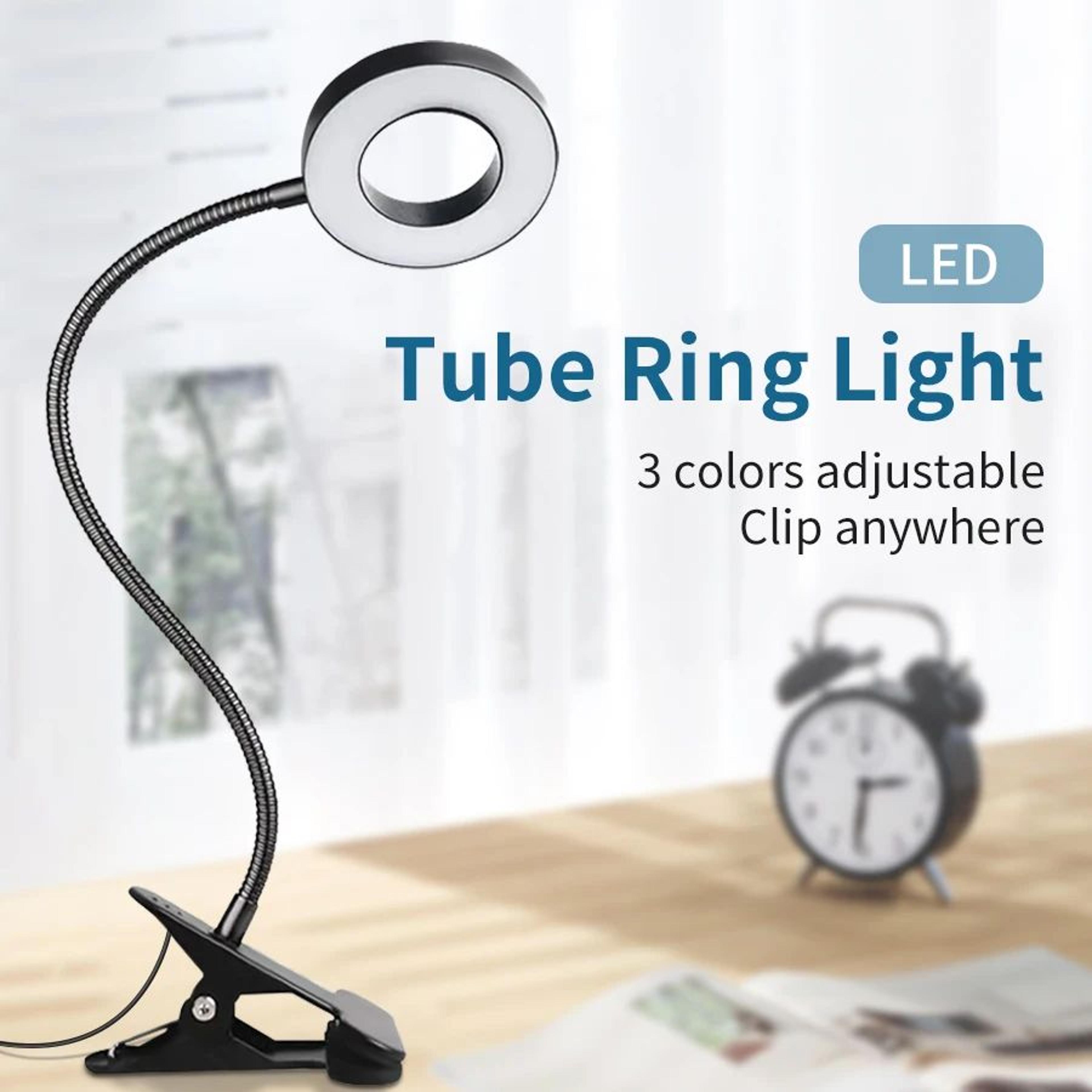 48 led adjustable usb clip on desk lamp