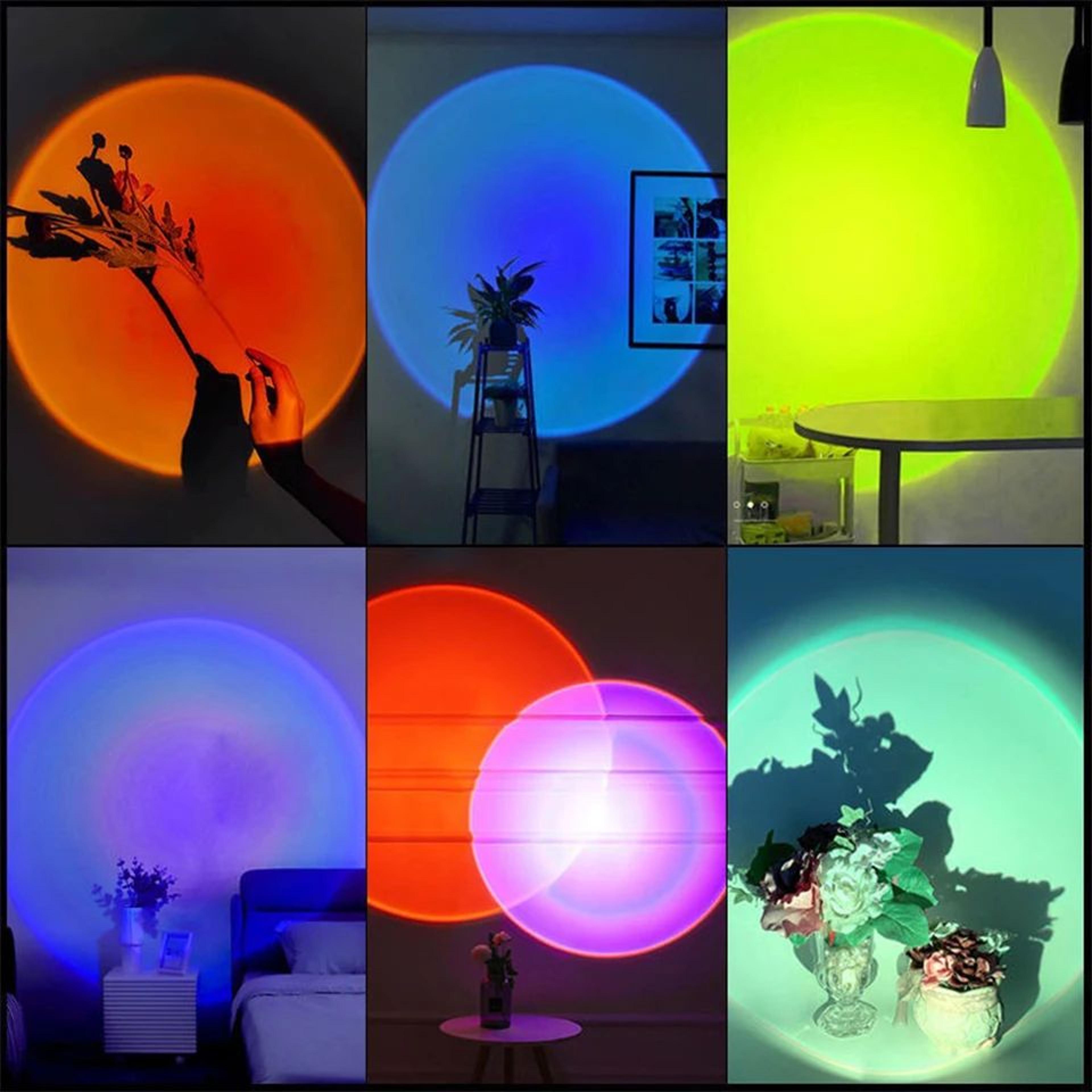 USB Rainbow Sunset Projection Lamp 3