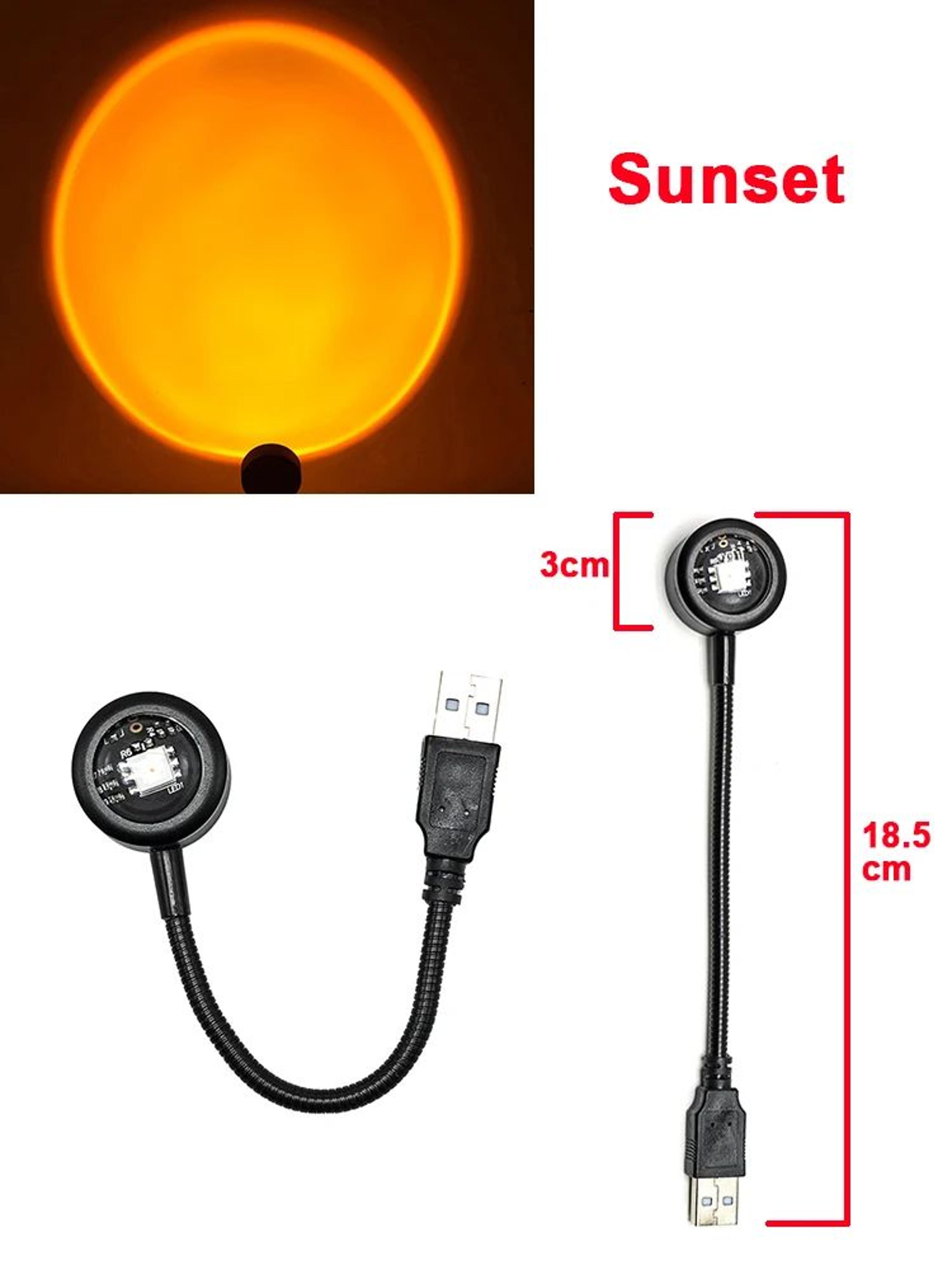 USB Rainbow Sunset Projection Lamp 8