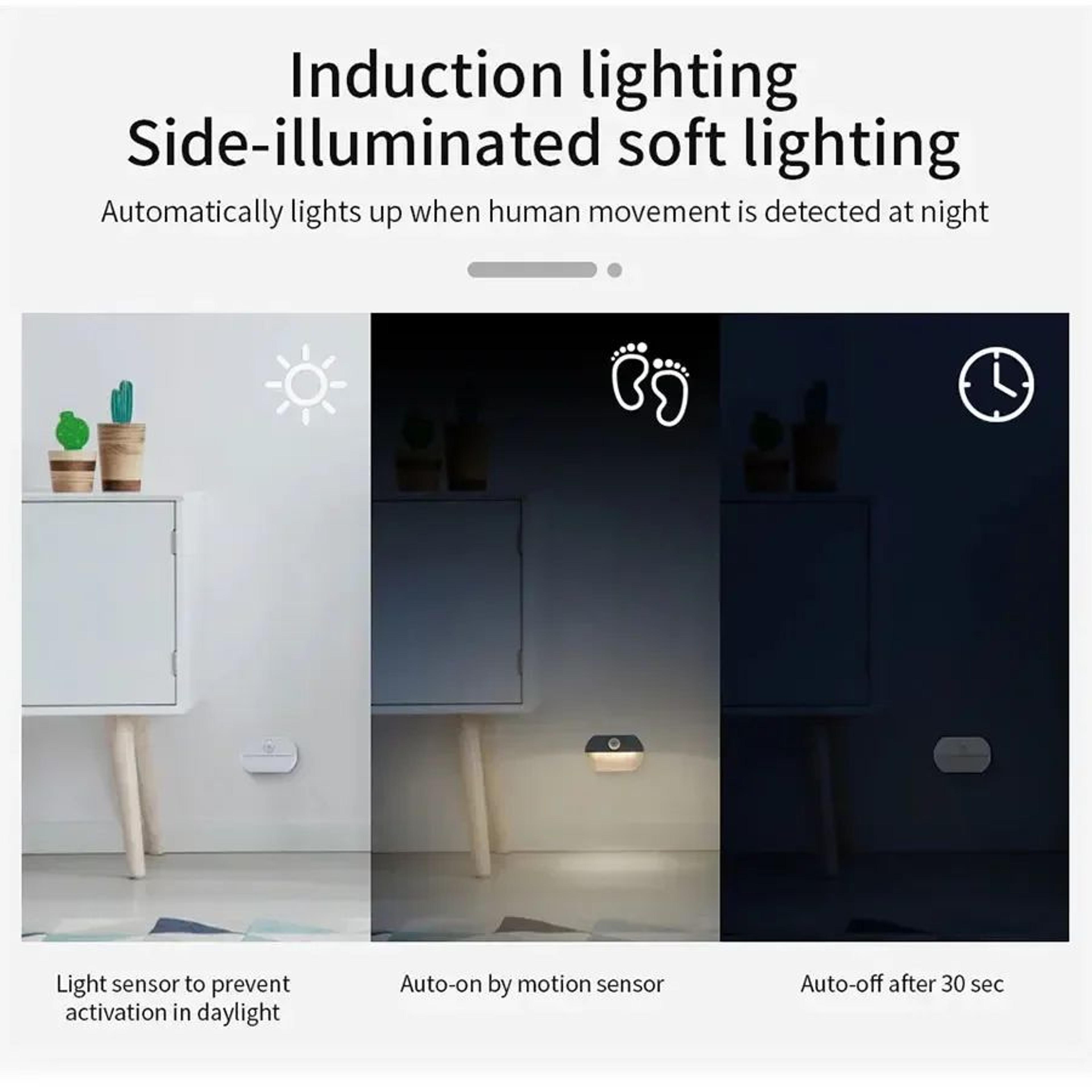 Wireless USB Rechargeable Motion Sensor Night Light 3