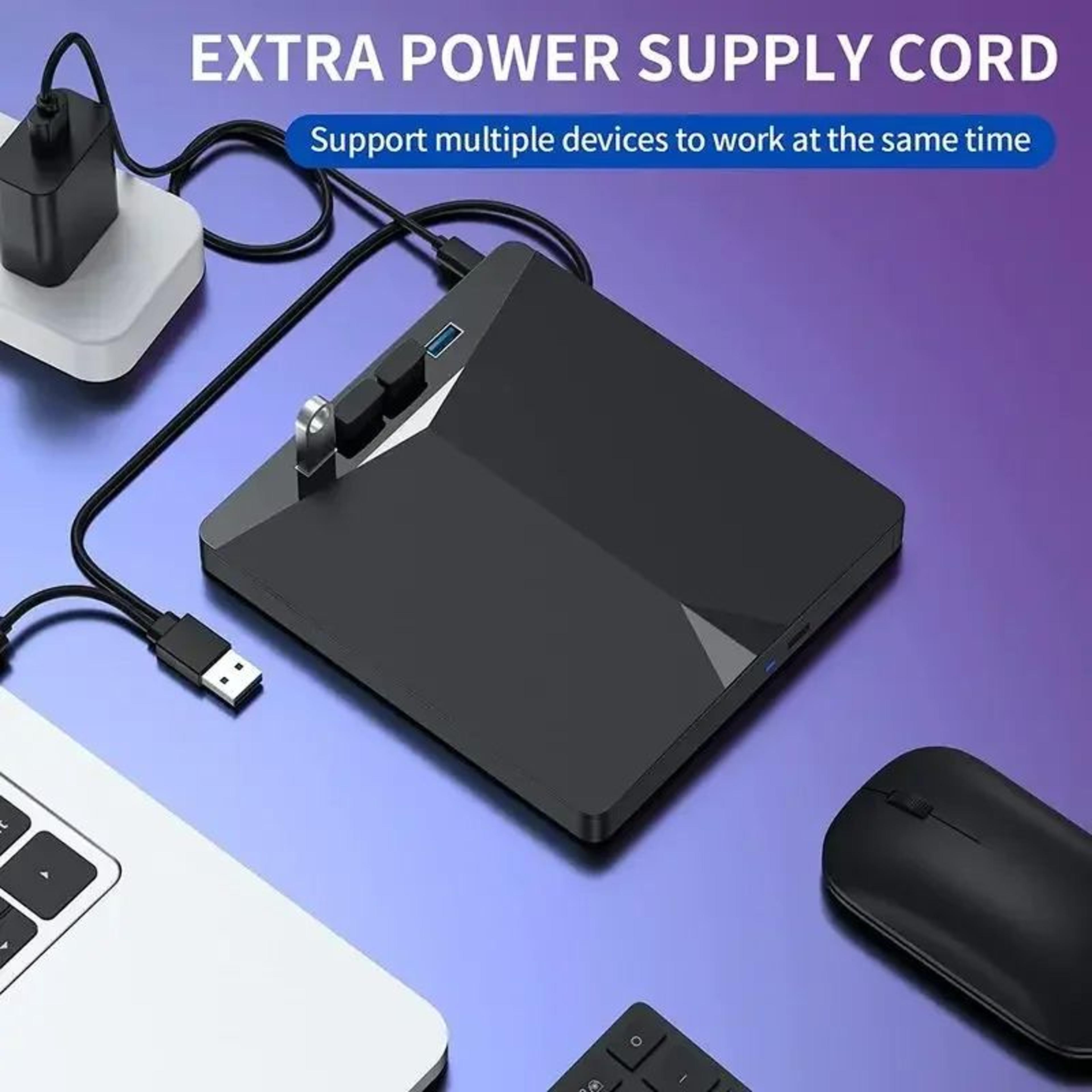 7 In 1 USB 30 External DVD CD Drive And Burner 3