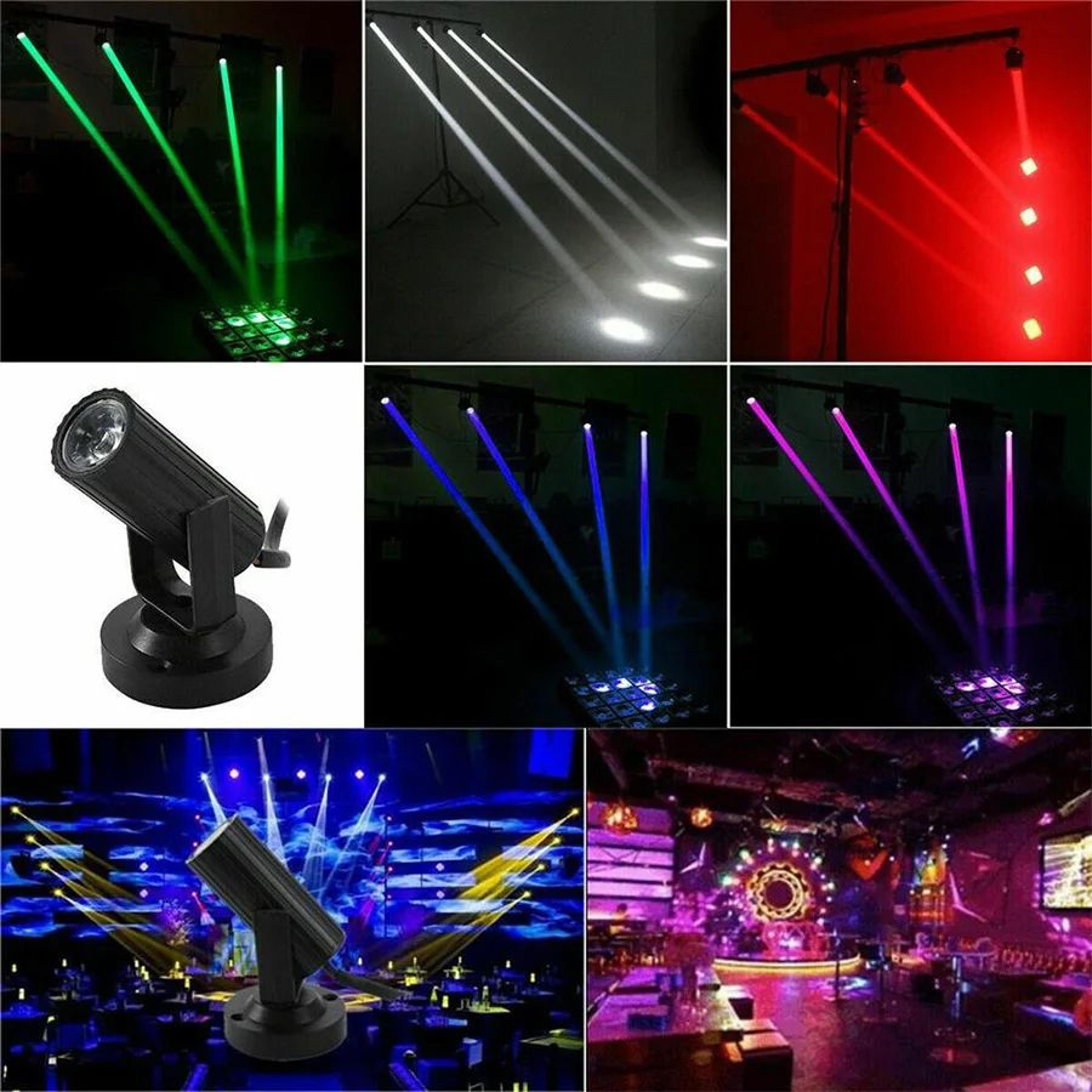 1w rgb led disco spotlight for party and commercial lighting