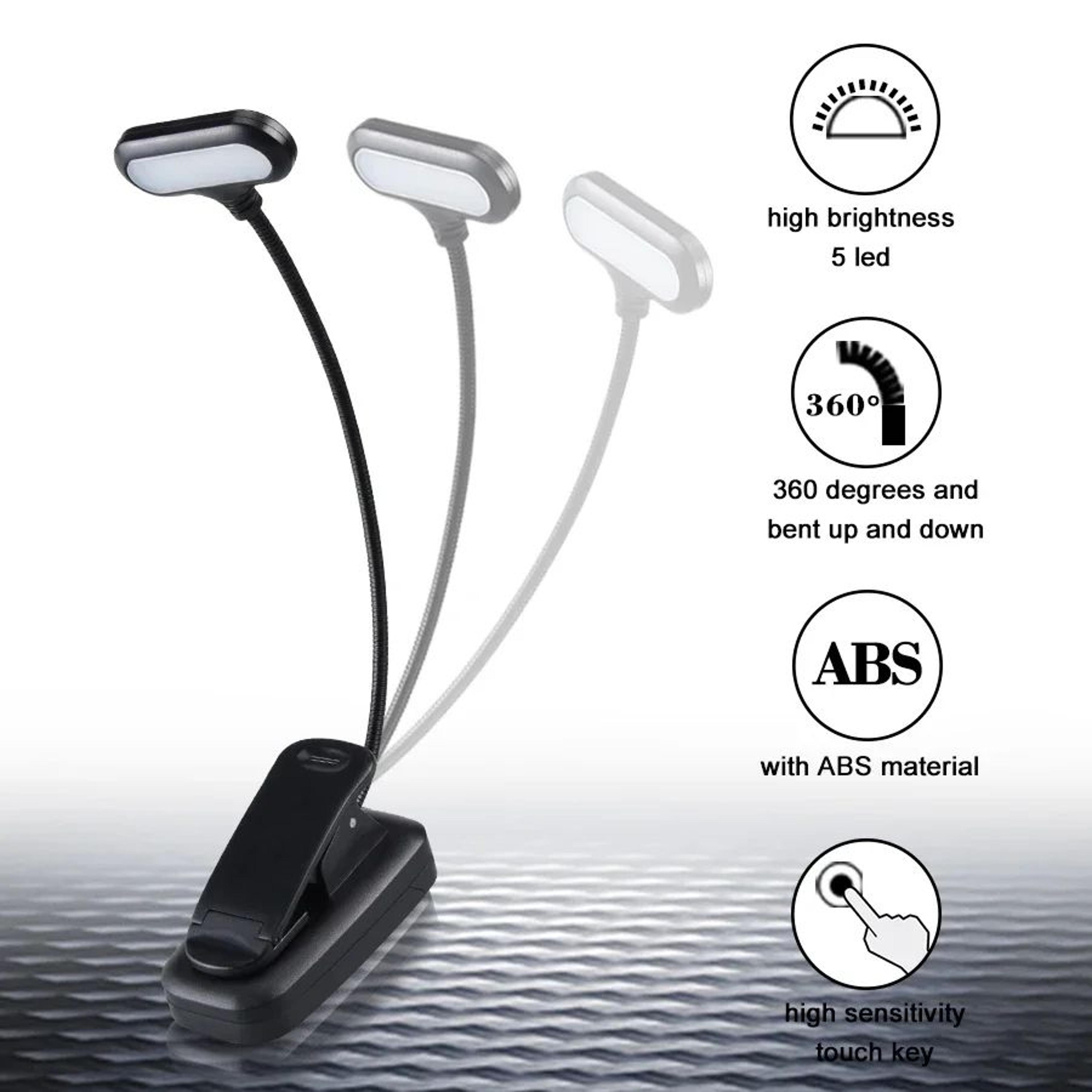 Mini Portable LED Clip On Book Reading Light 4