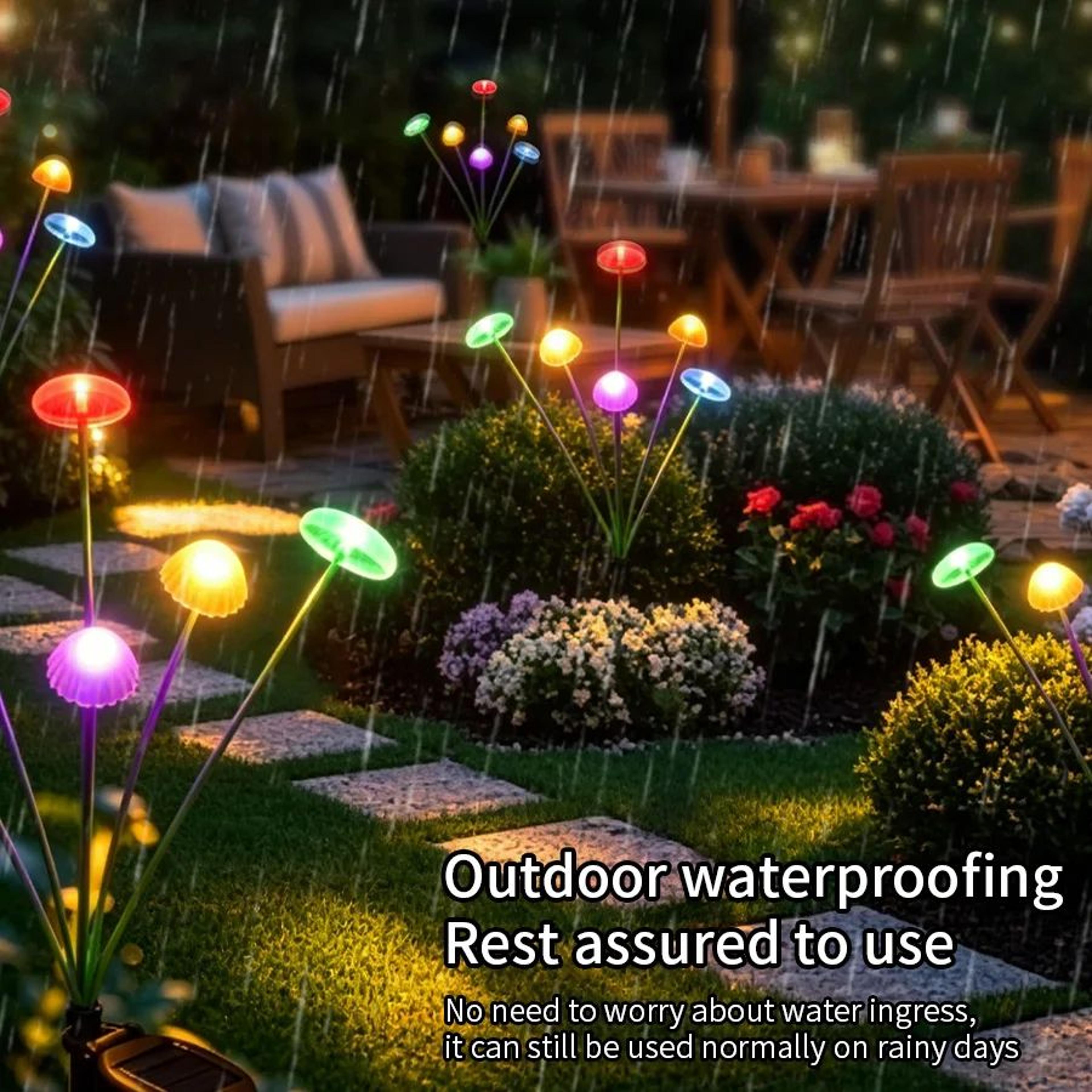 Solar Jellyfish LED Garden Lights With Automatic Lighting 5