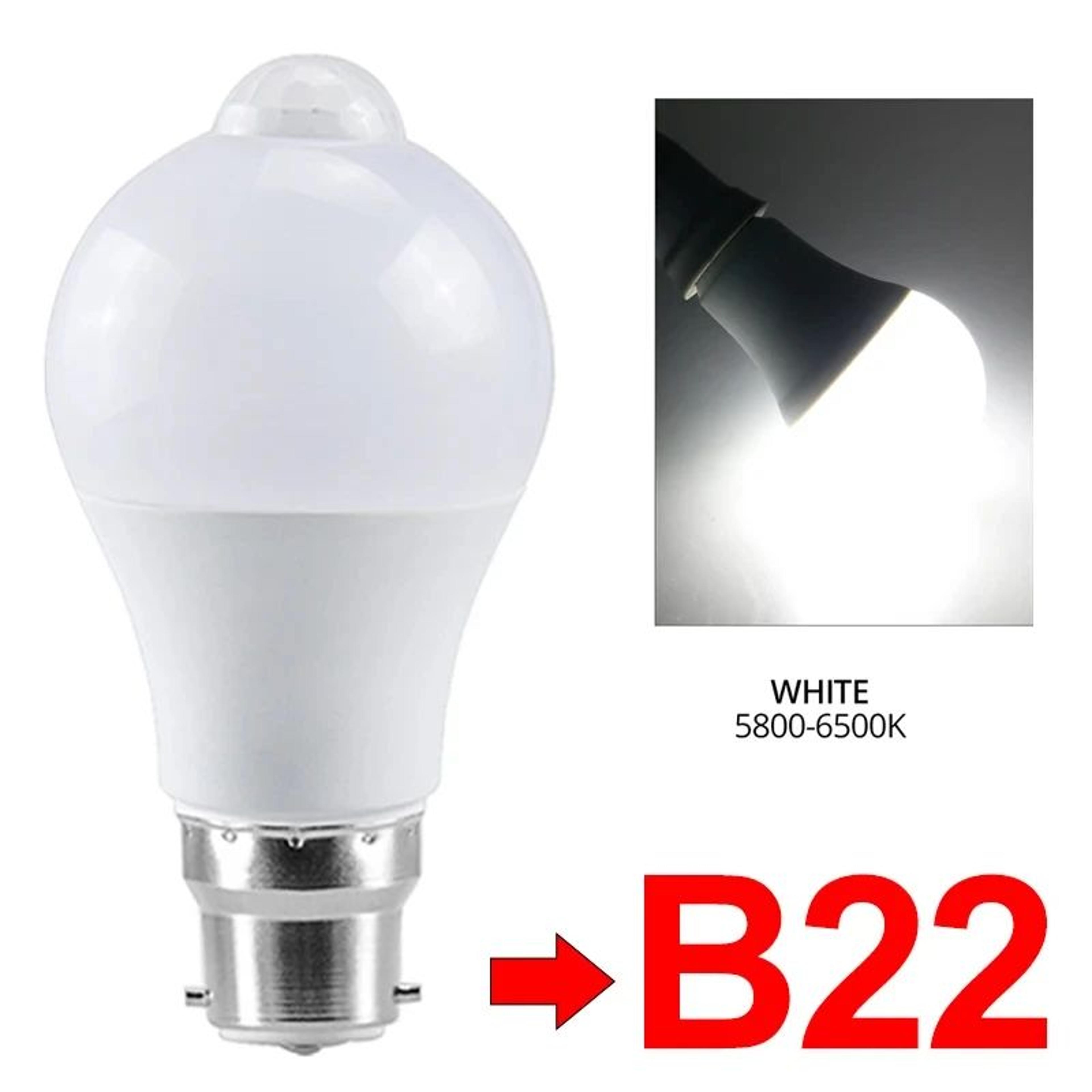 PIR Motion Sensor LED Light Bulb 12W 18W 6