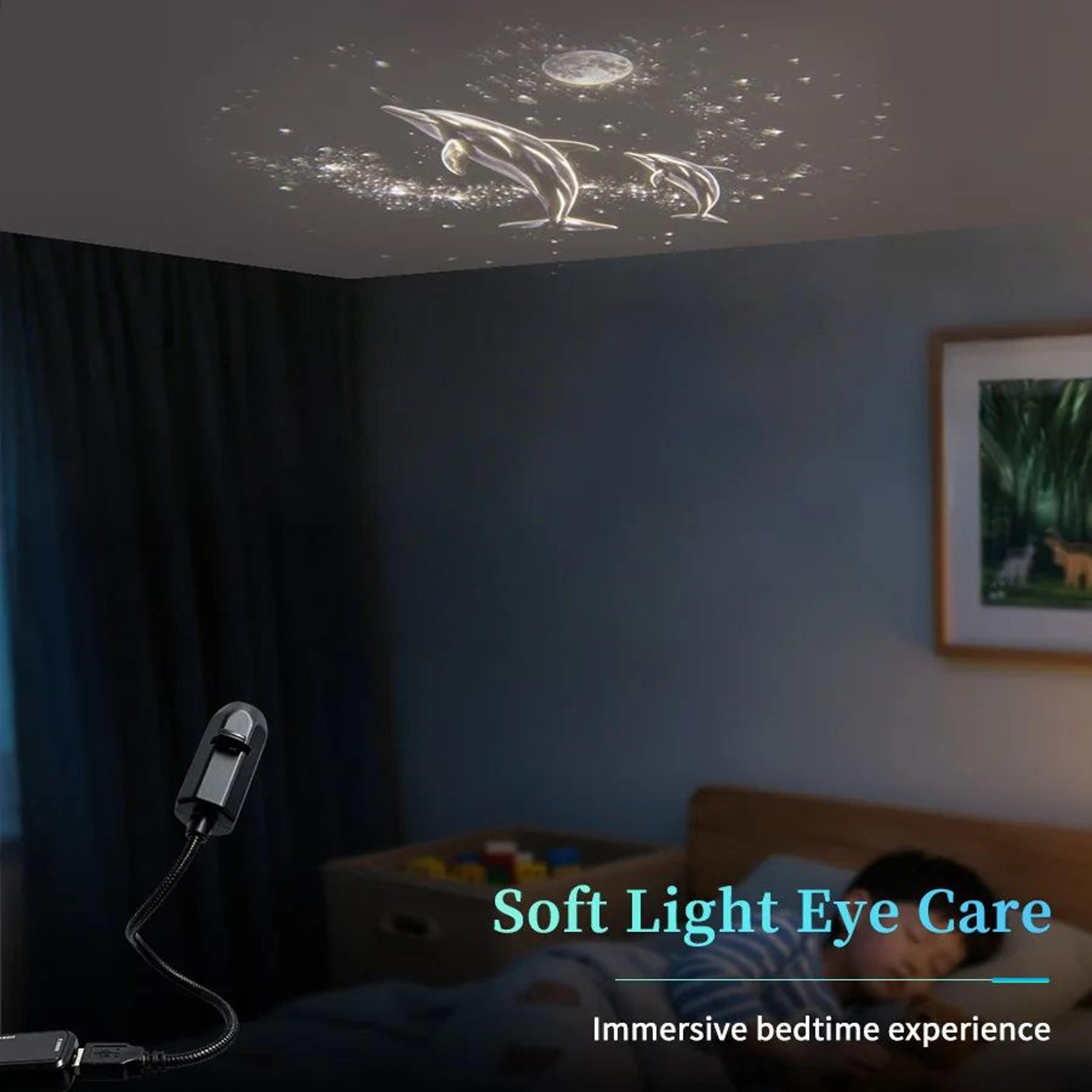 USB Galaxy Planet Projector Night Light With 360 Degree Adjustable Gooseneck 3