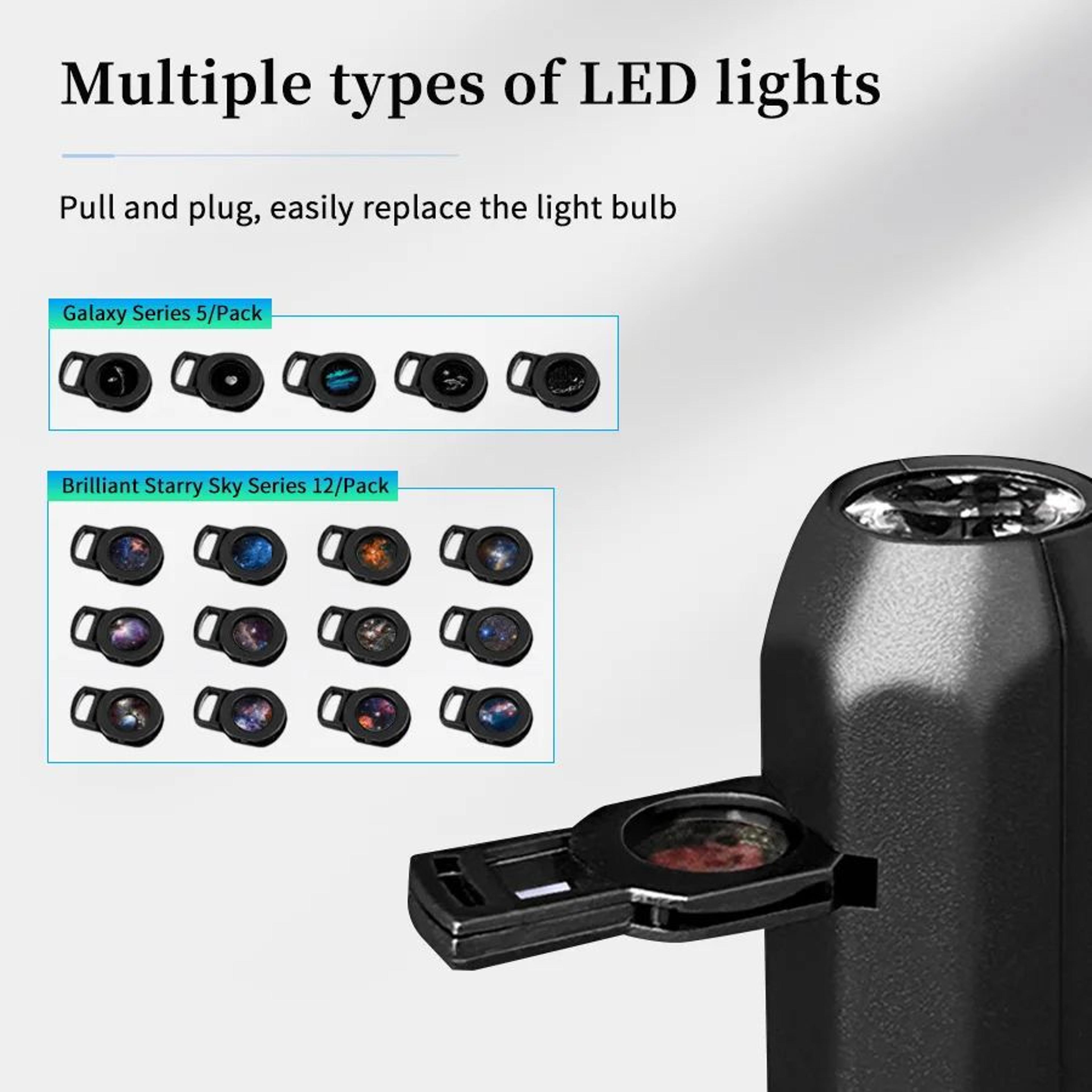 USB Galaxy Planet Projector Night Light With 360 Degree Adjustable Gooseneck 4