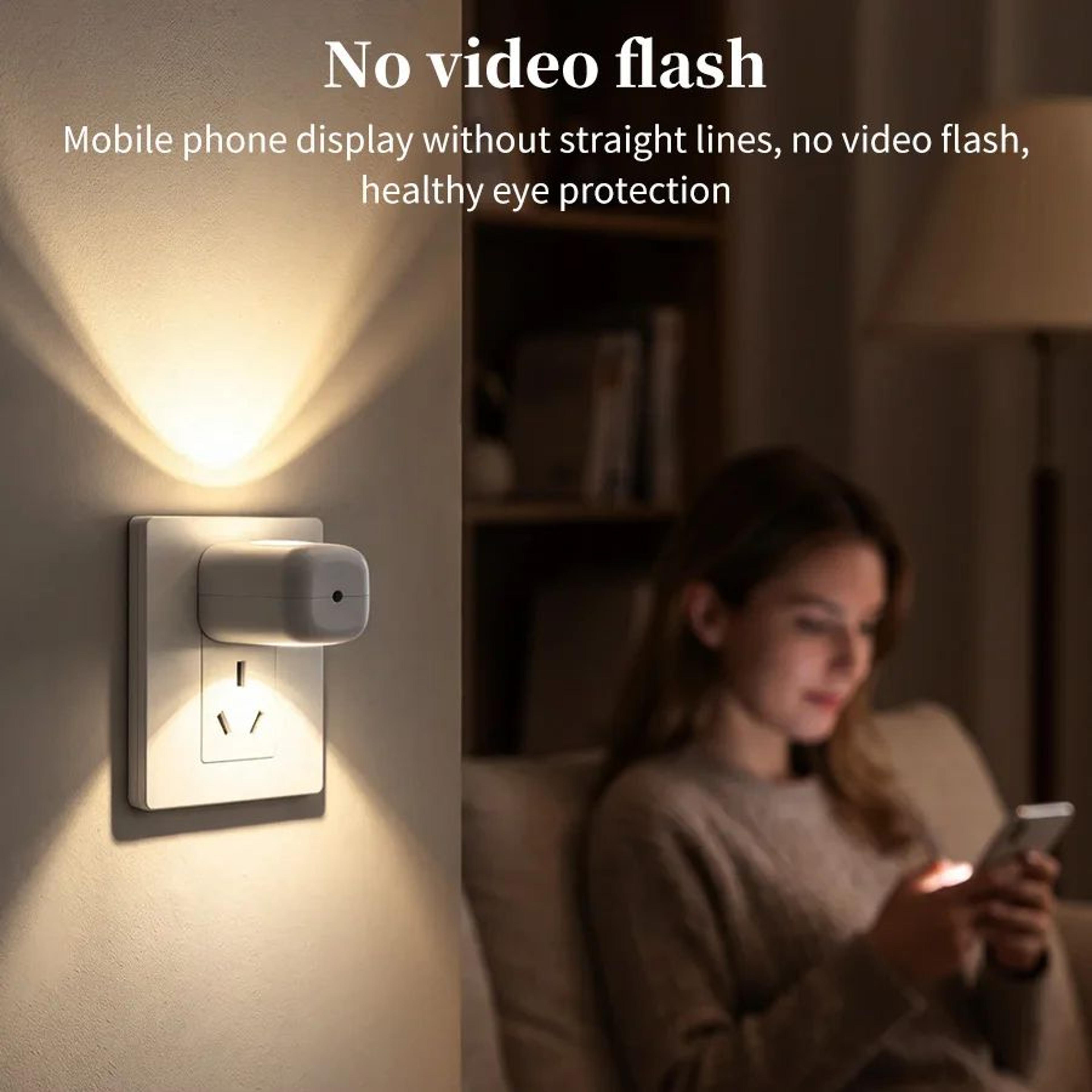 Automatic Sensor LED Plug In Night Light With Warm And Cool White 3