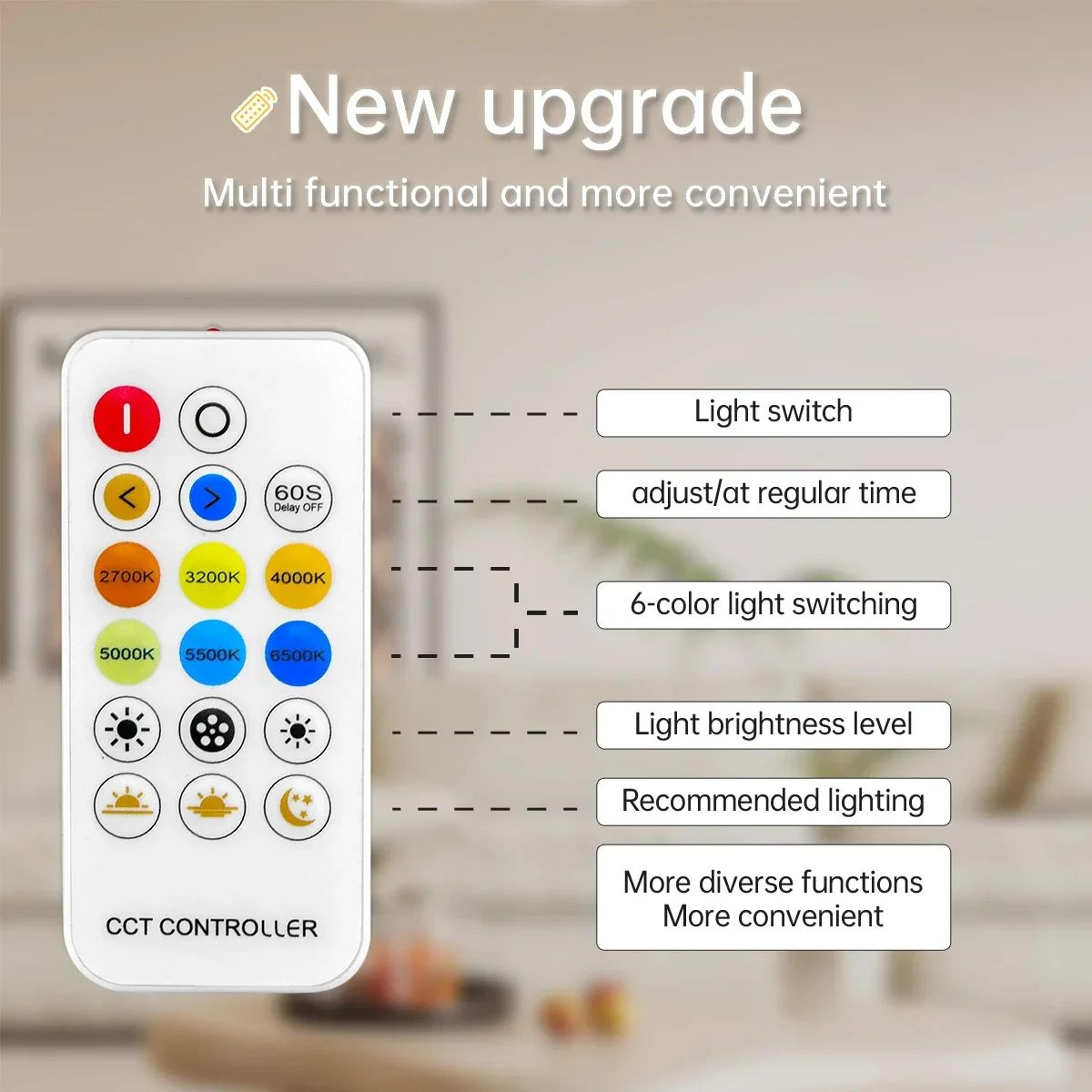 Dimmable COB LED Strip Light With Remote Control 2