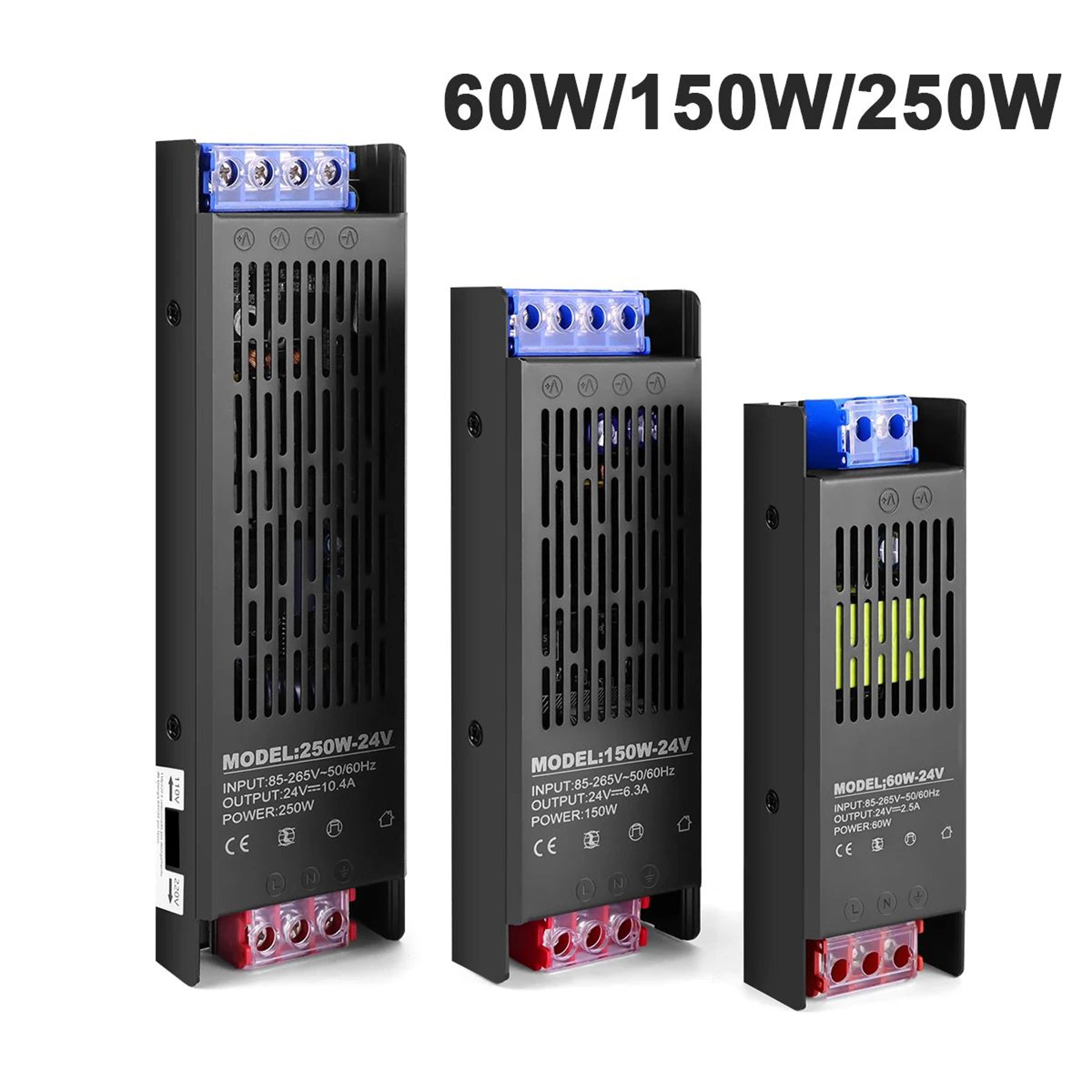 12v 24v led power supply transformer adapter
