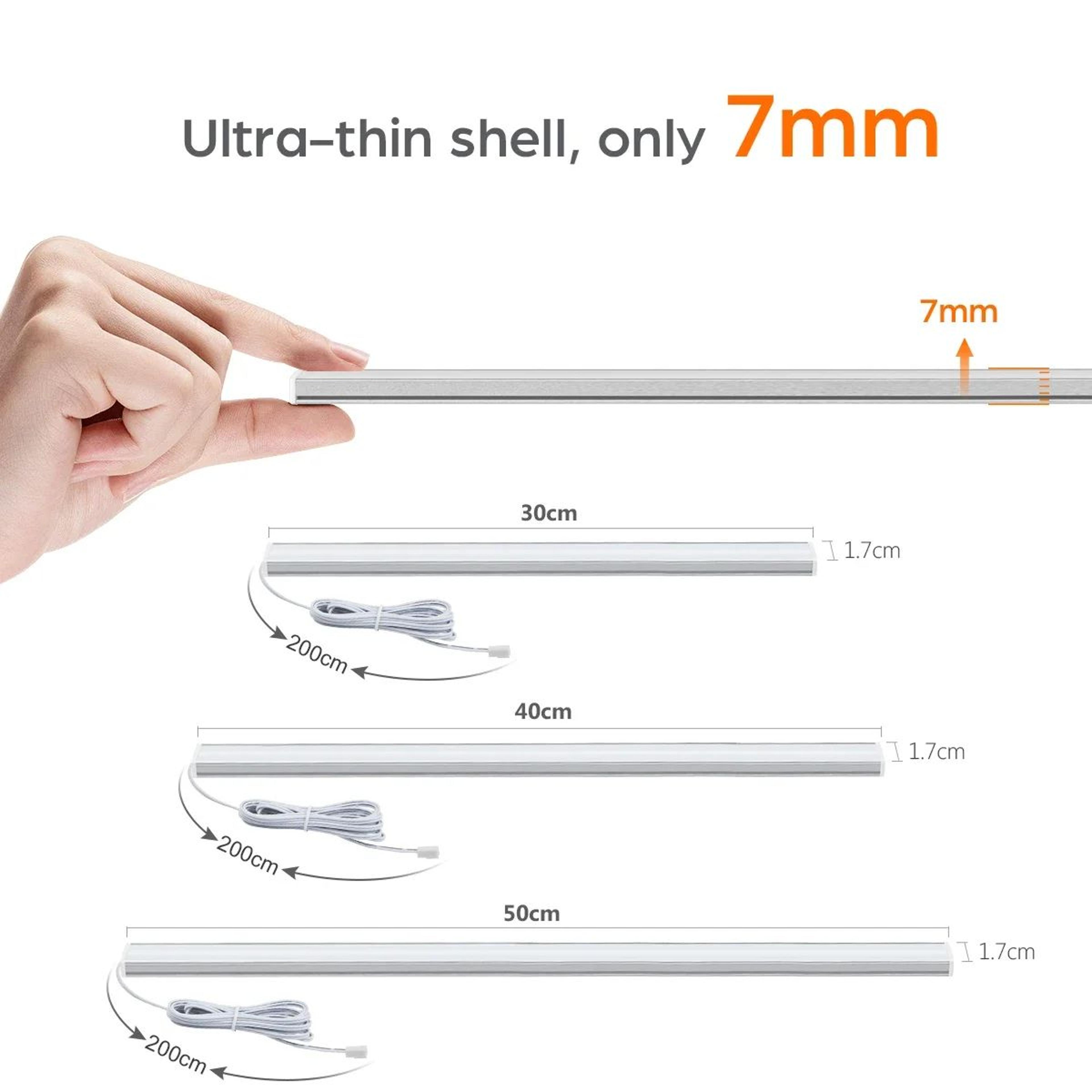 Dimmable LED Cabinet Bar Lights With Touch Sensor 4