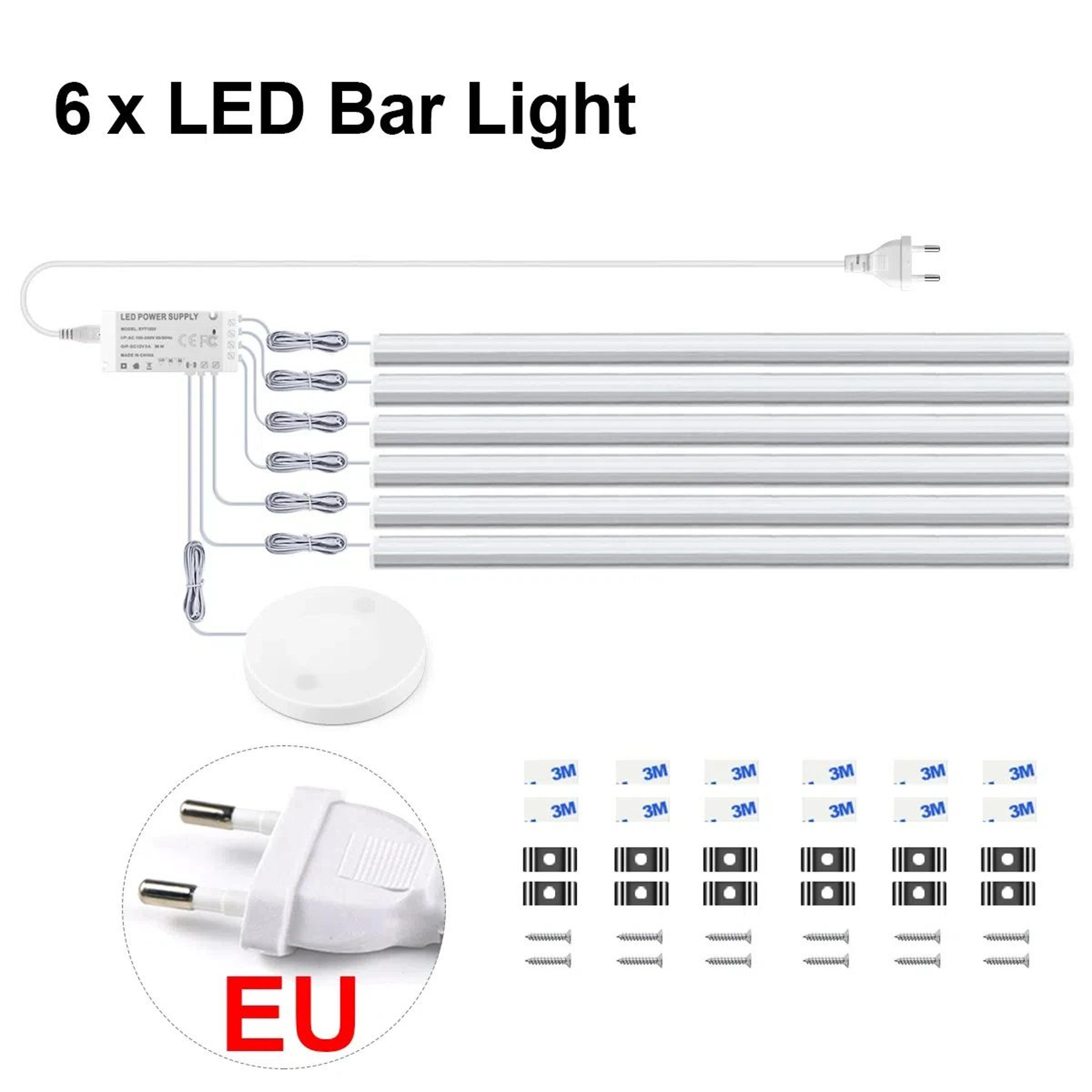 Dimmable LED Cabinet Bar Lights With Touch Sensor 11
