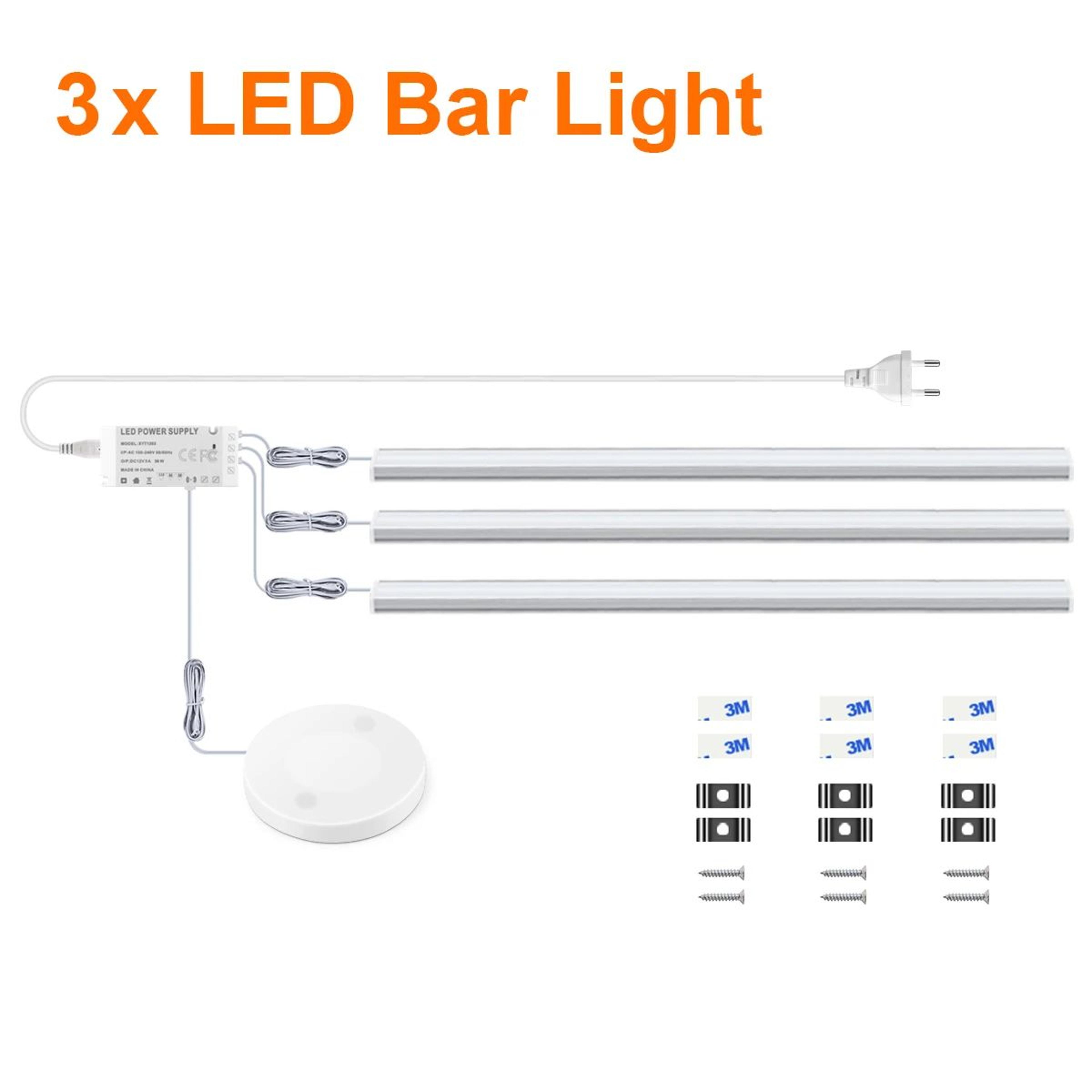 LED Under Cabinet Bar Lights With Touch And Hand Sweep Sensor 8