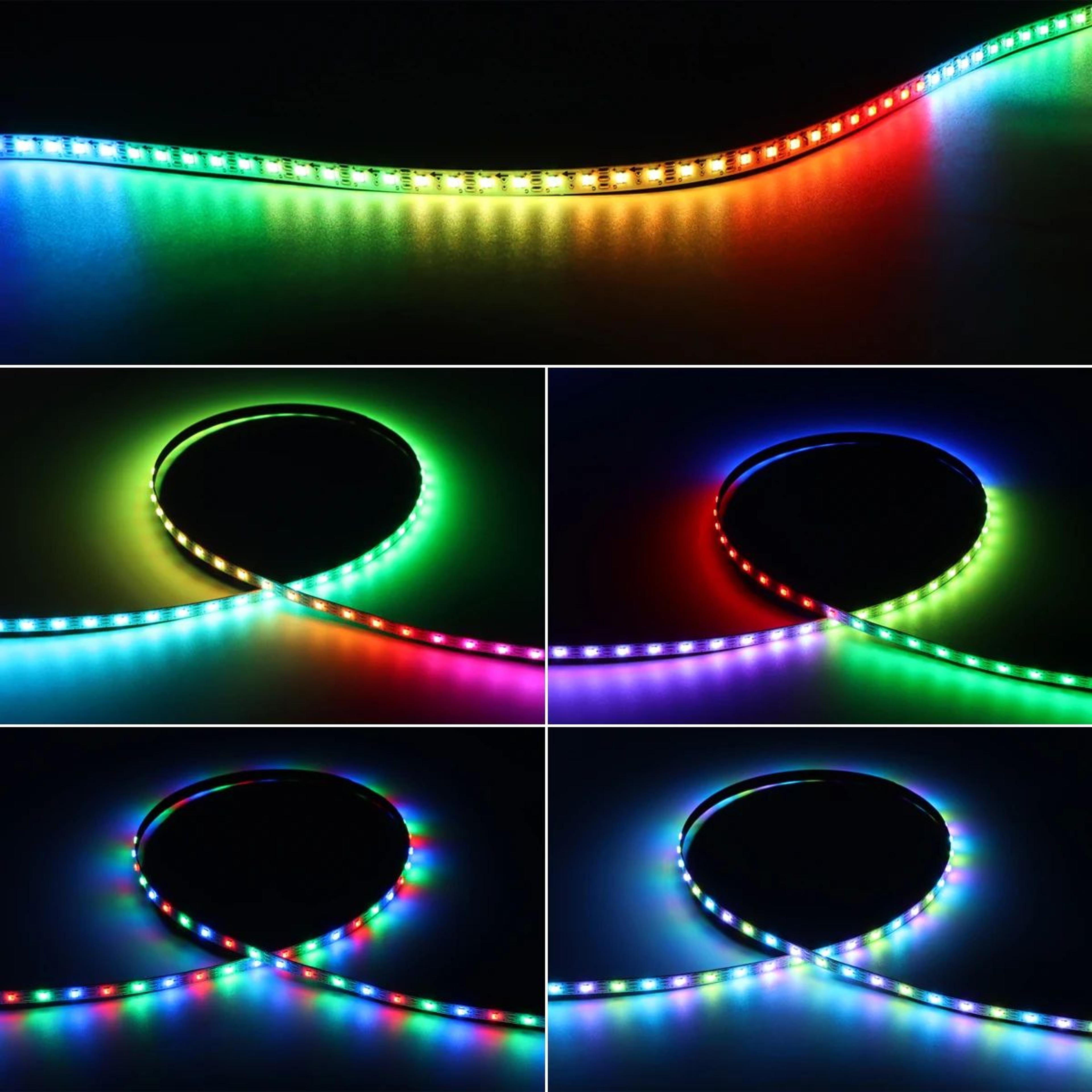 5V RGBIC Smart Pixel LED Strip Lights For Room Decor 4