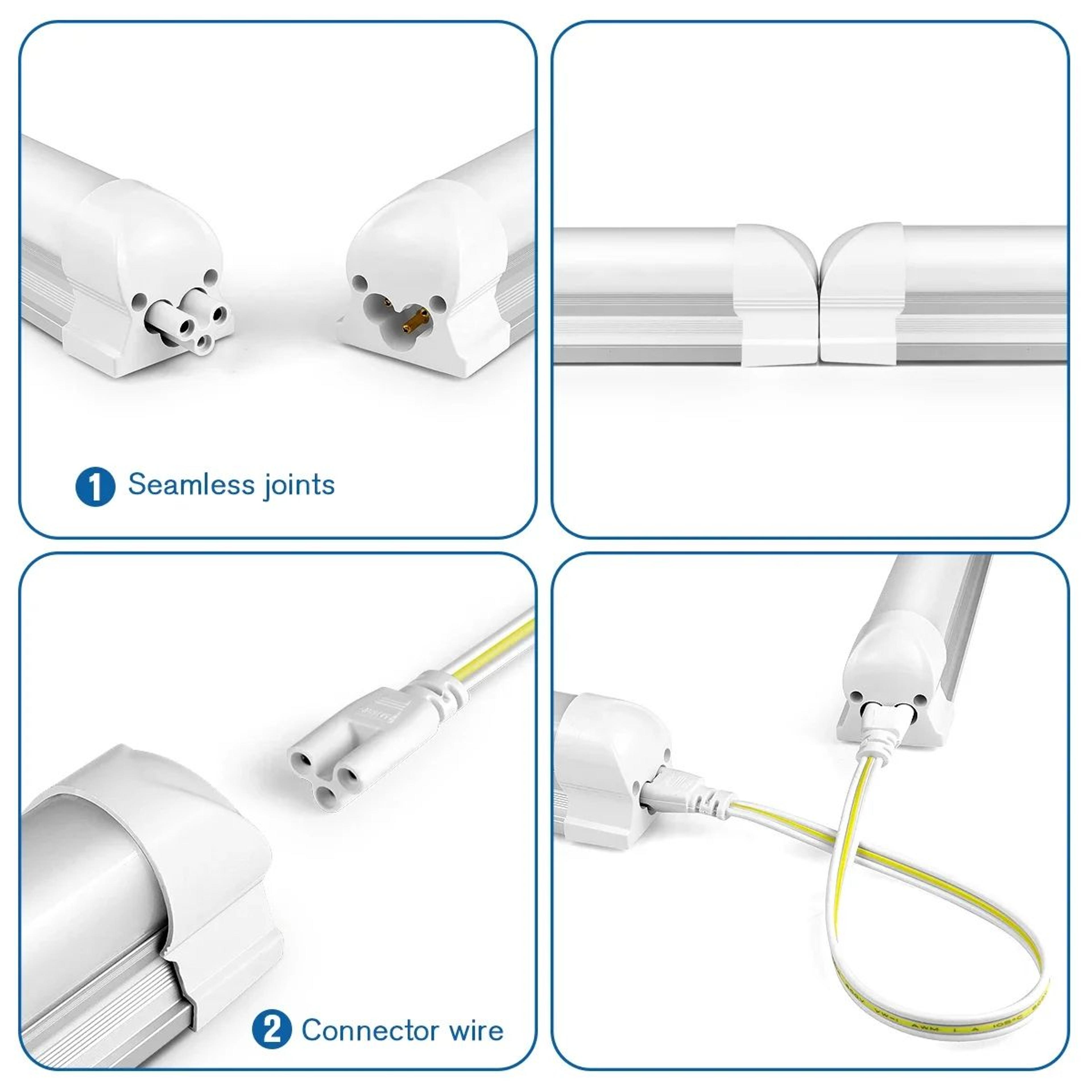25W T8 LED Tube Light For Kitchen And Warehouse Lighting 5