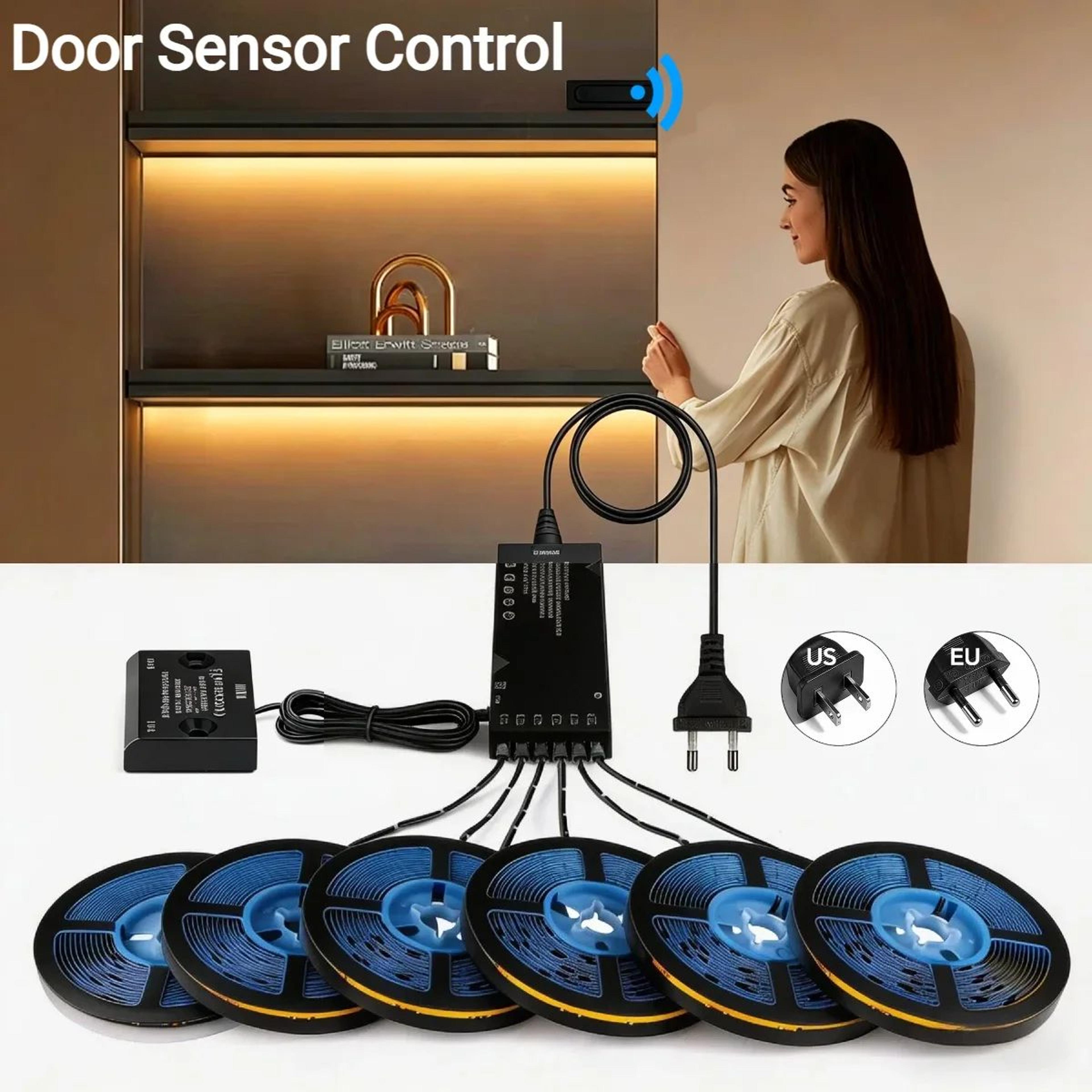 automatic door sensor cob led cabinet lighting kit