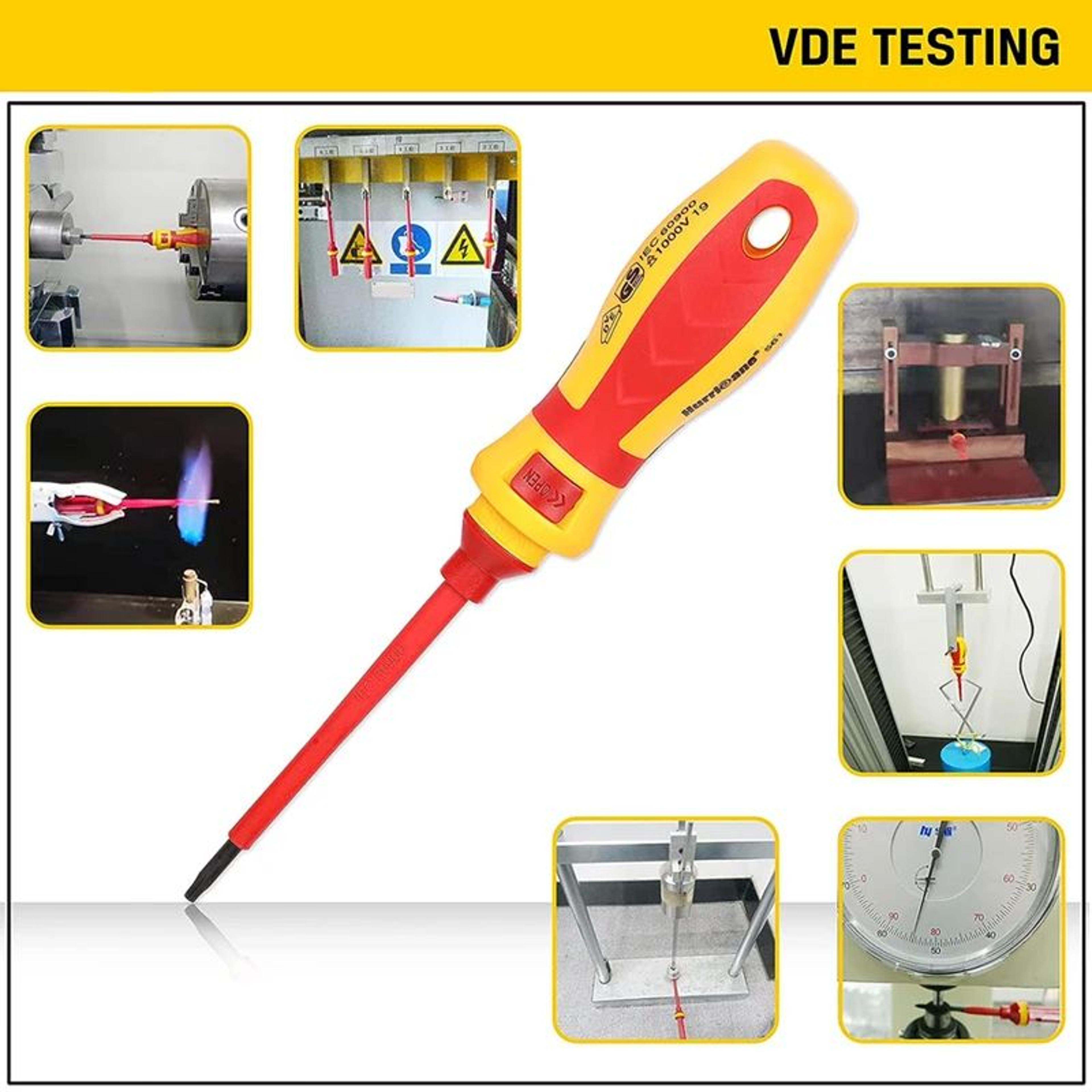 5 Piece Insulated Screwdriver Set For Electrical Repairs 4