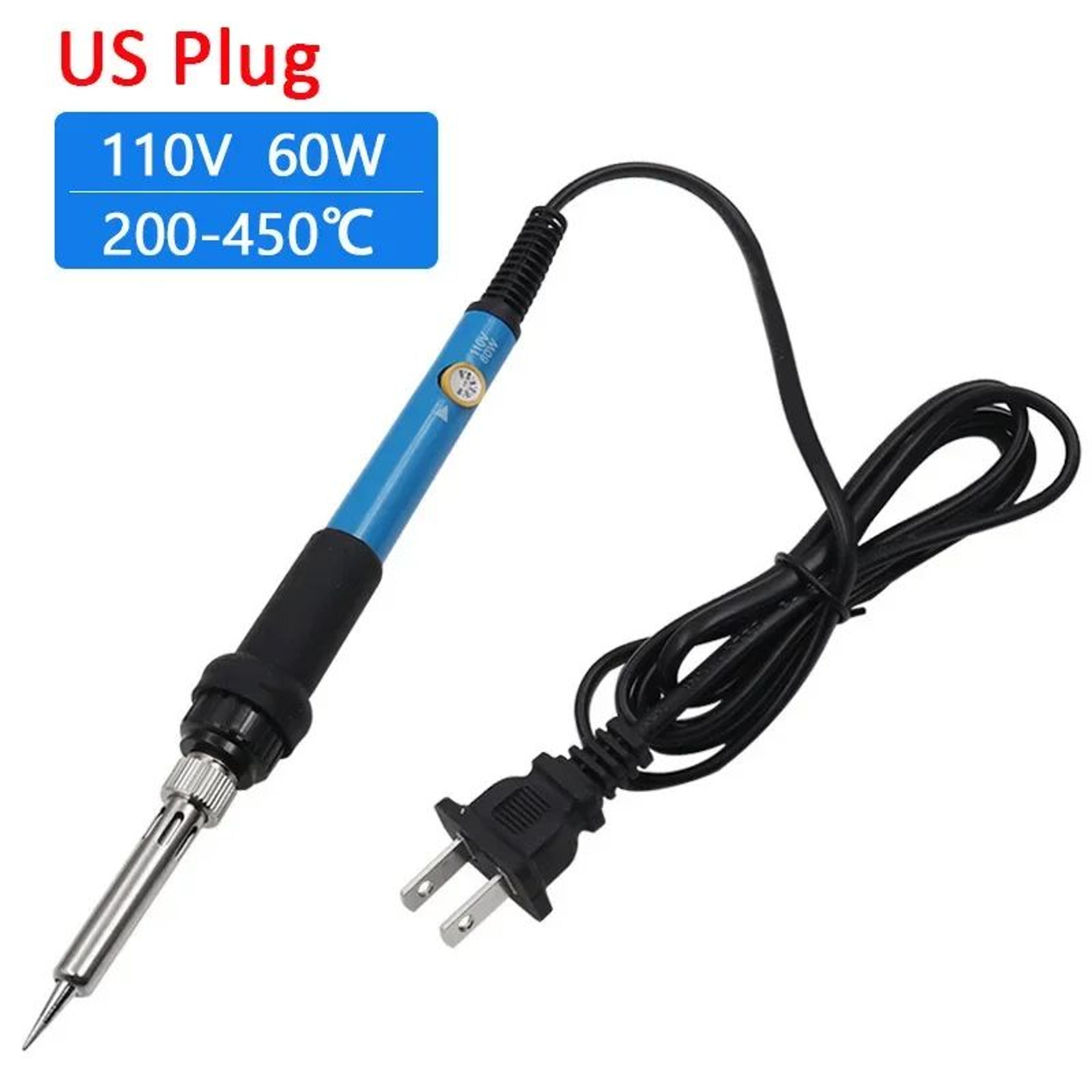 60W Adjustable Temperature Soldering Iron For Electronics Repair 7