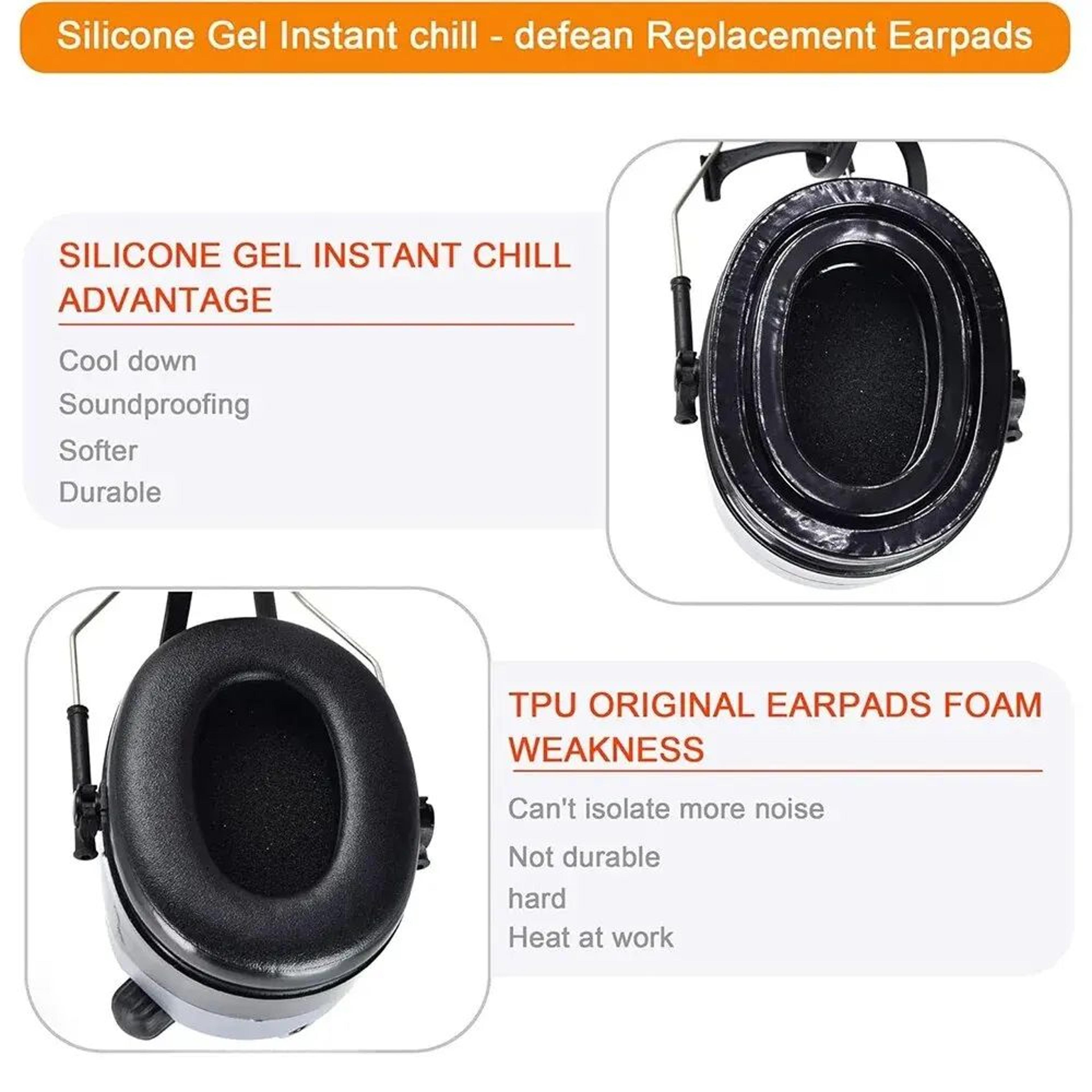 Tactical Gel Ear Pads For Comfortable Headset Replacement 1