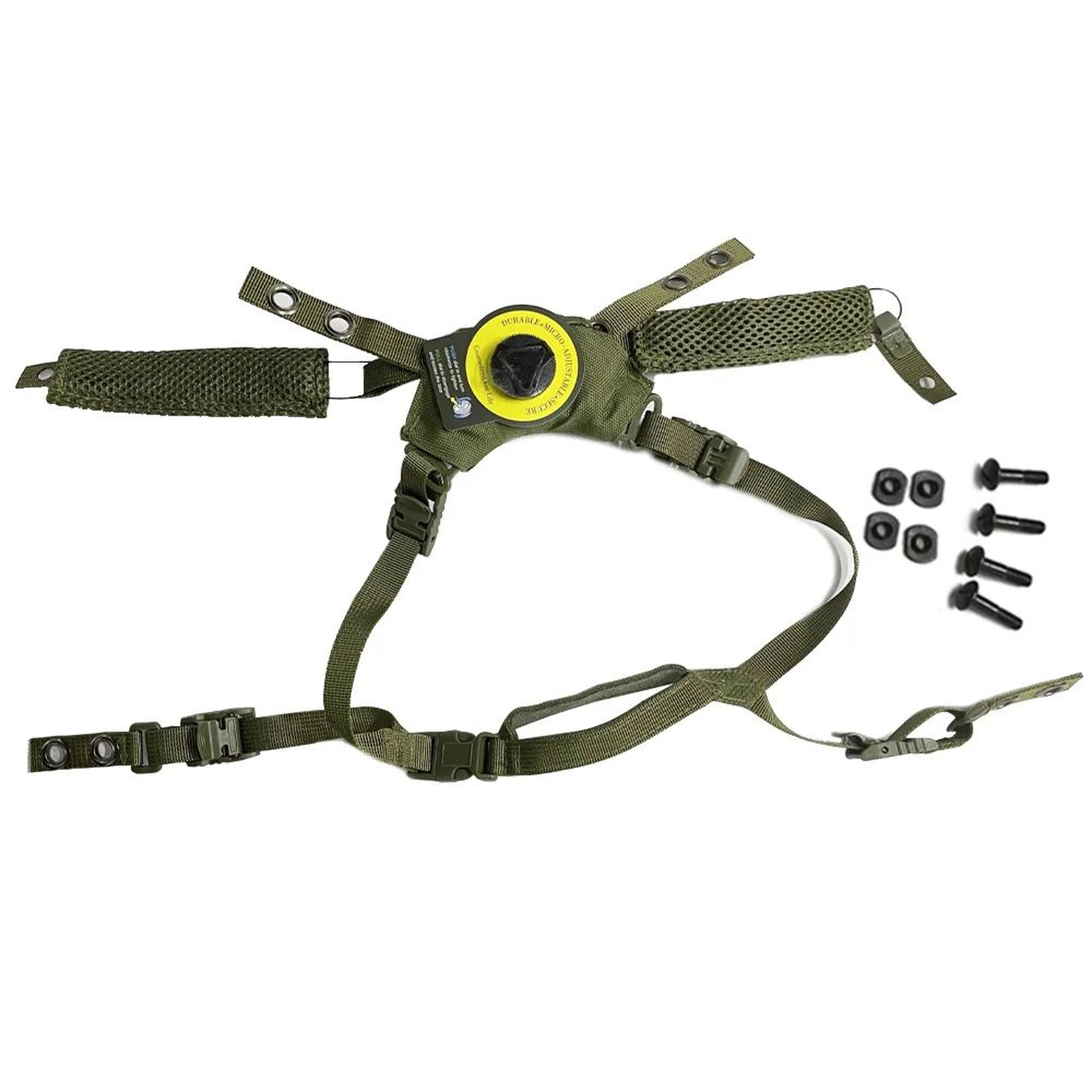 Adjustable Tactical Helmet Suspension Strap Replacement Kit 4