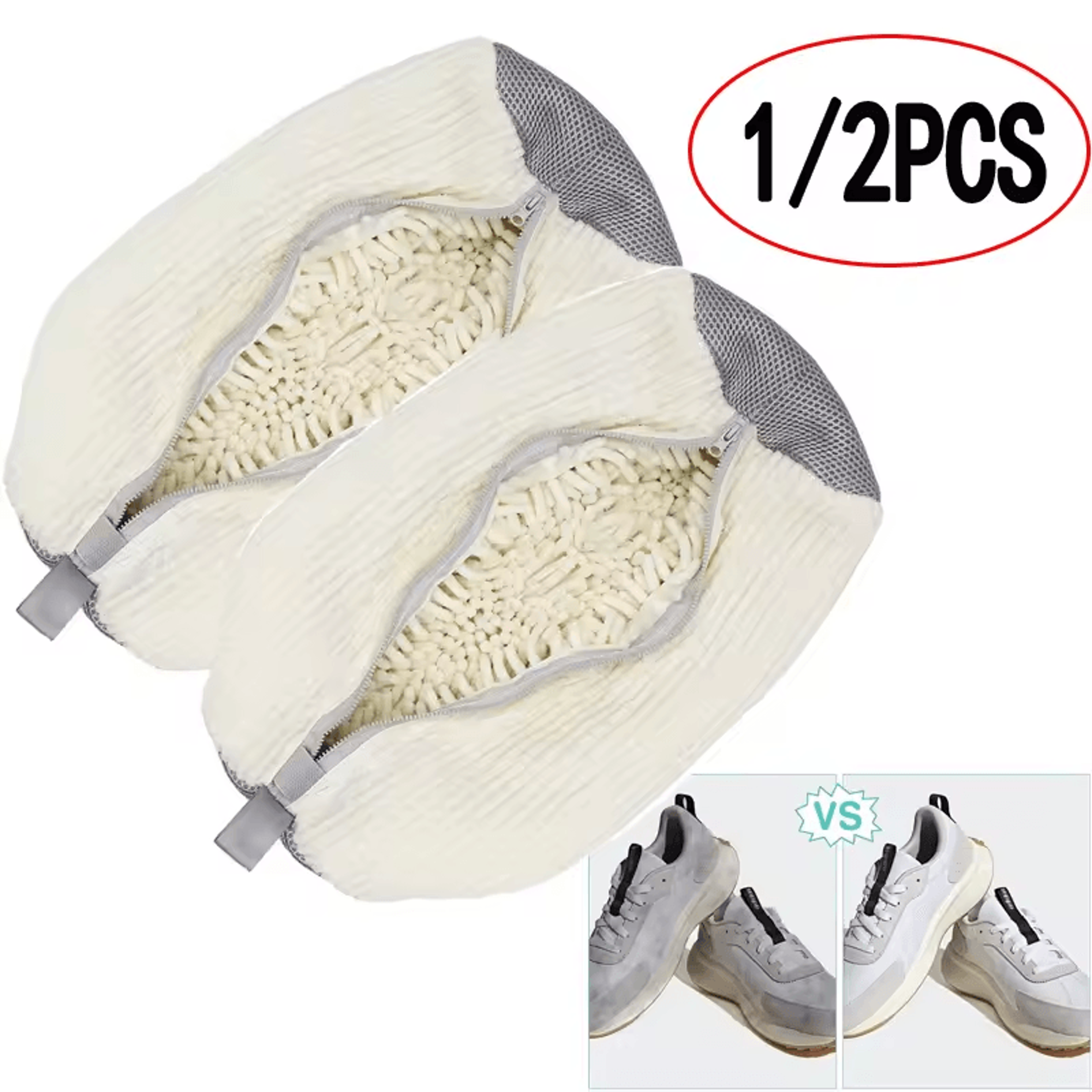 reusable shoe washing bag for washing machine 1 2pcs sneaker and tennis shoe cleaner kit