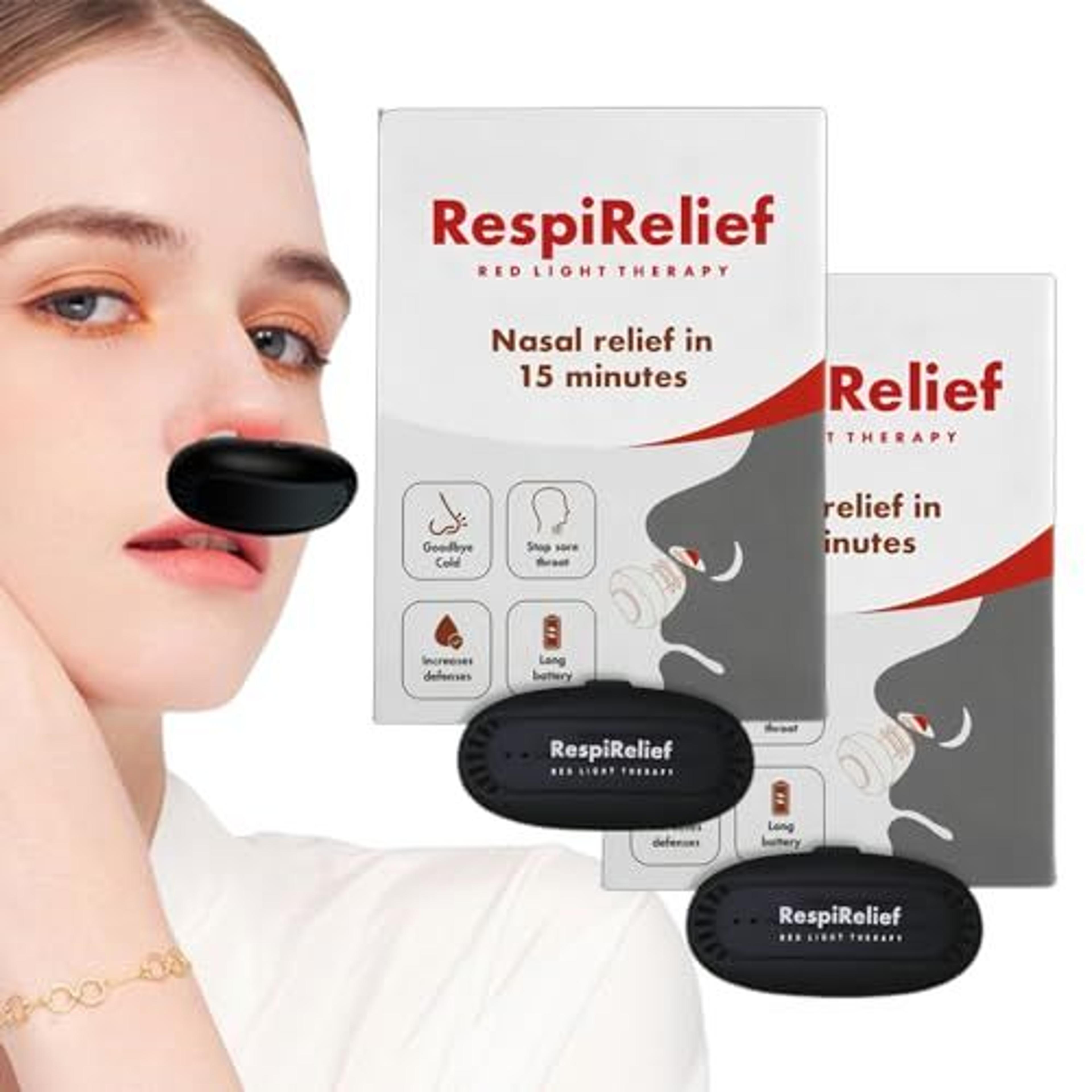 Cordless Red Light Nasal Therapy Device For Rhinitis And Sinus Relief 1