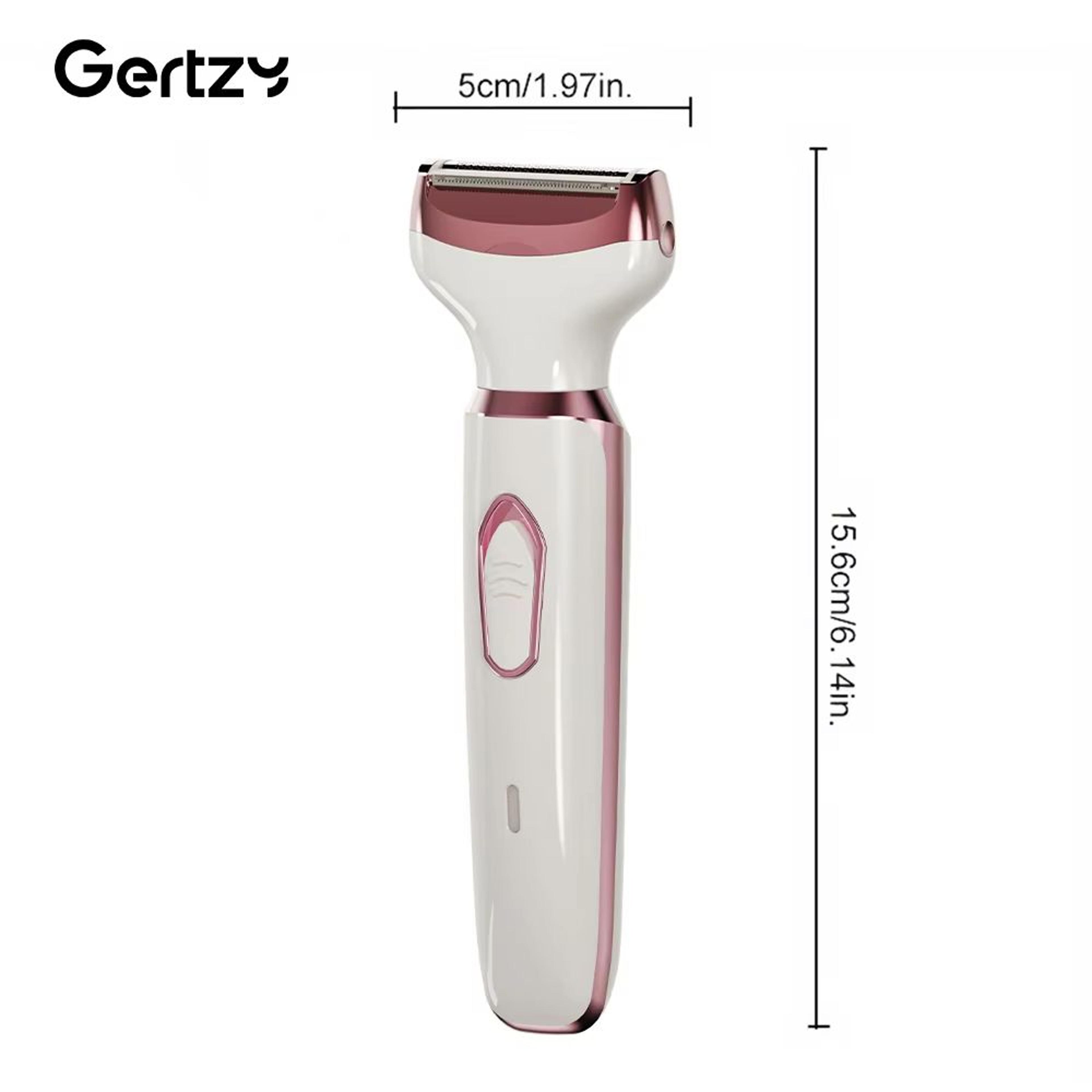 4in1 Rechargeable Electric Razor For Women With Bikini Trimmer Nose Hair Remover And Facial Shaver  2