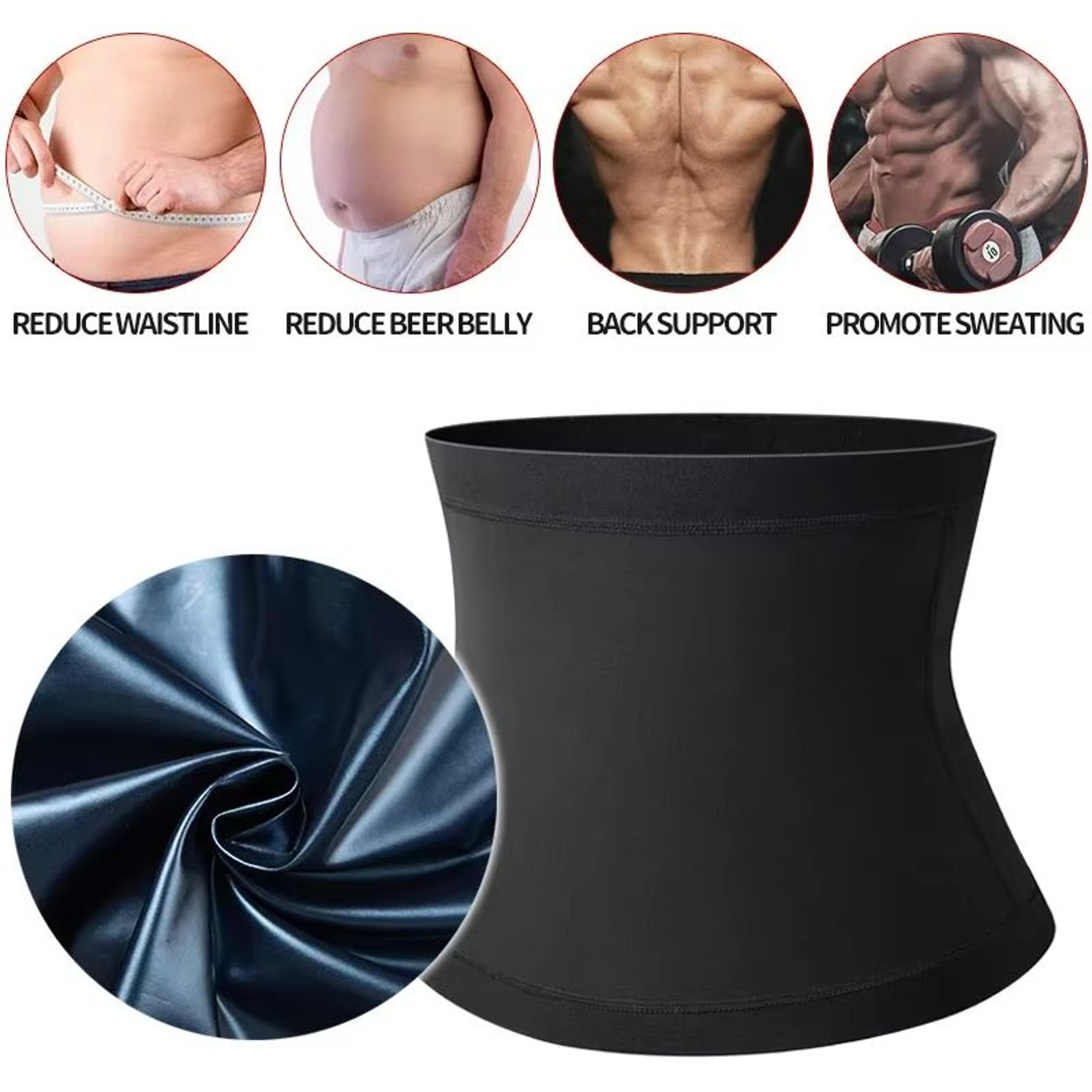 Mens Premium Sauna Body Shaper  Waist Trainer Belt Sweat Trimmer For Fitness  Abdomen Reduce 6
