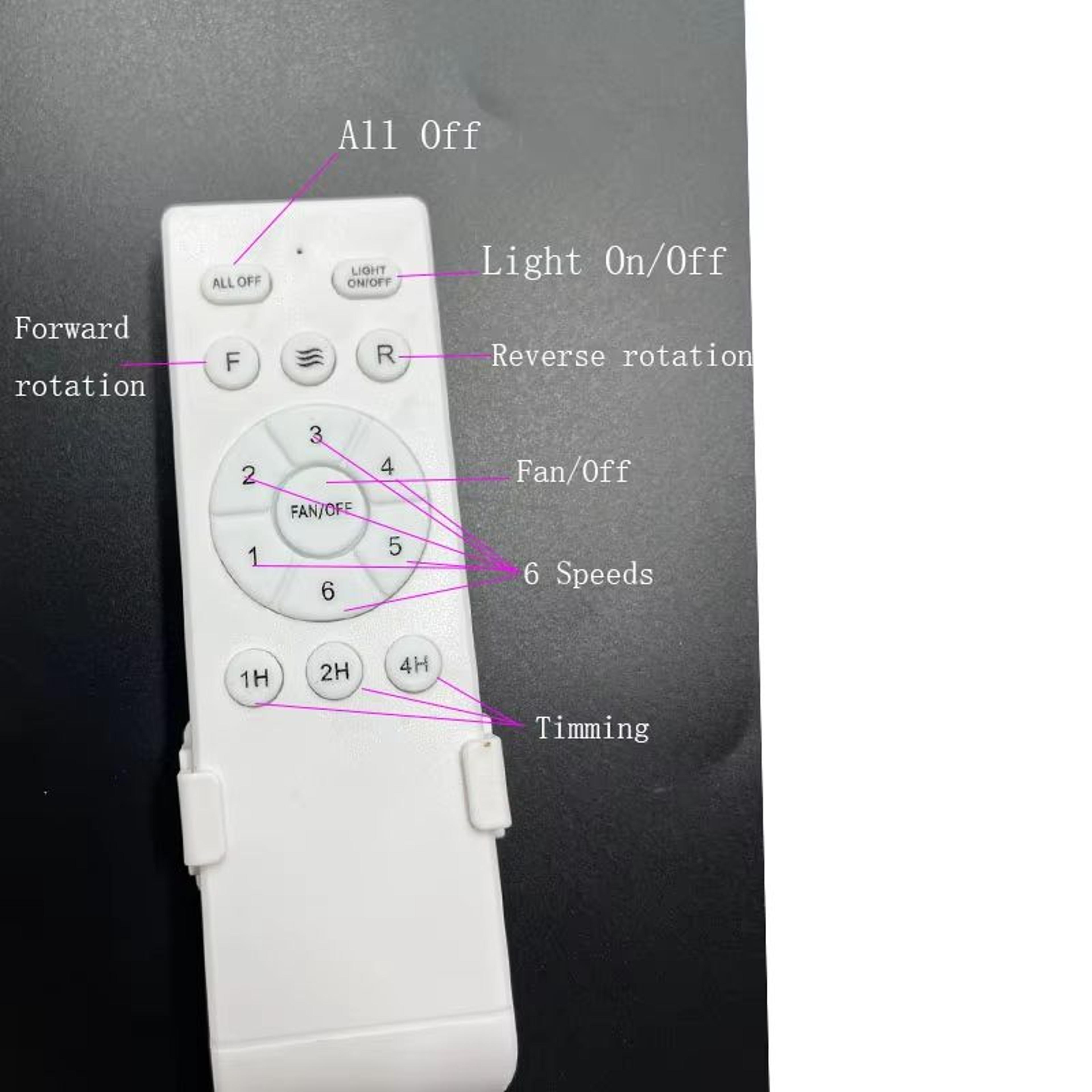 CoolComfort 4252 Inch LED Ceiling Fan With Light And DC Motor Remote Control 3