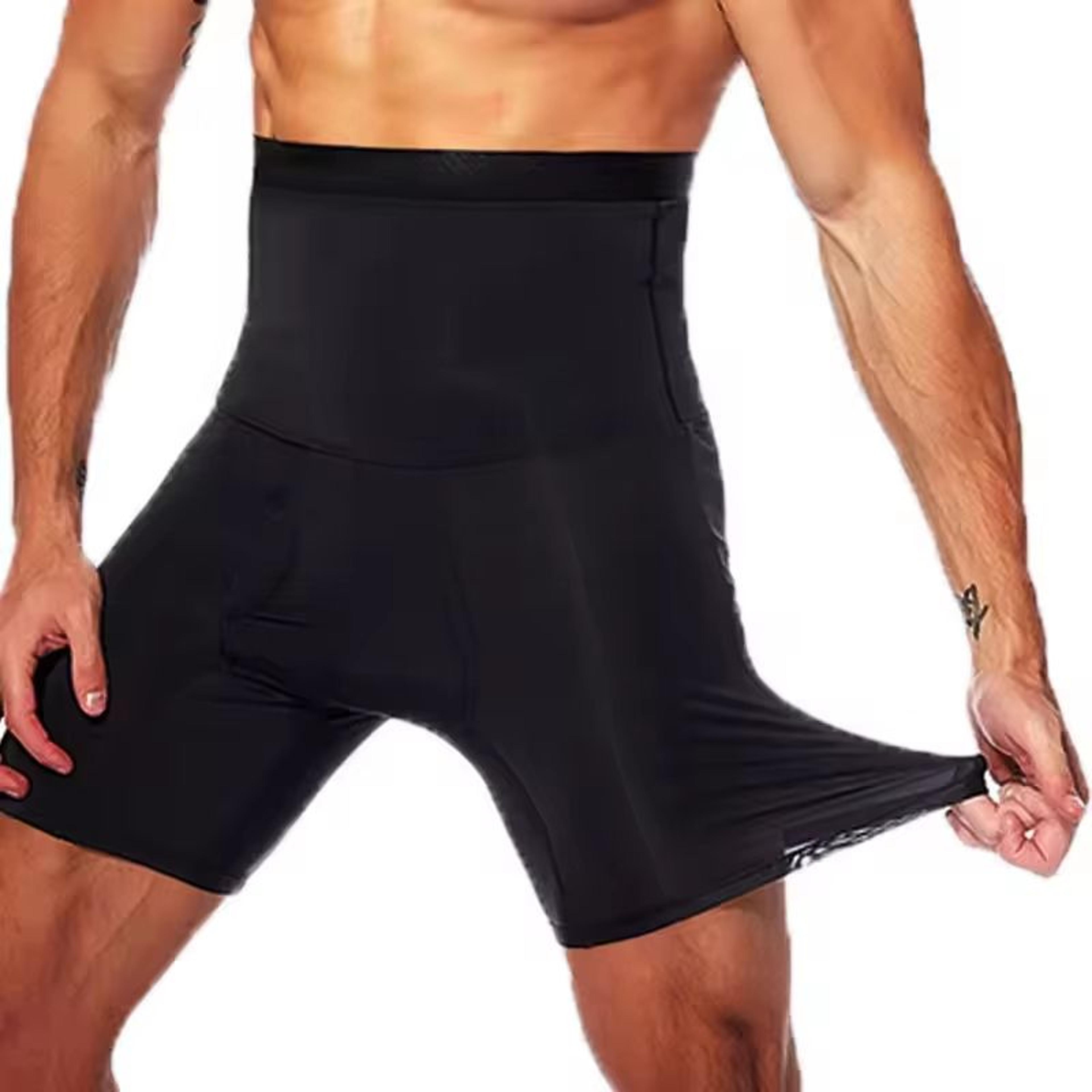Mens Slimming Body Shaper Waist Trainer  HighWaist Compression Underwear For Abdomen And Belly Cont 1