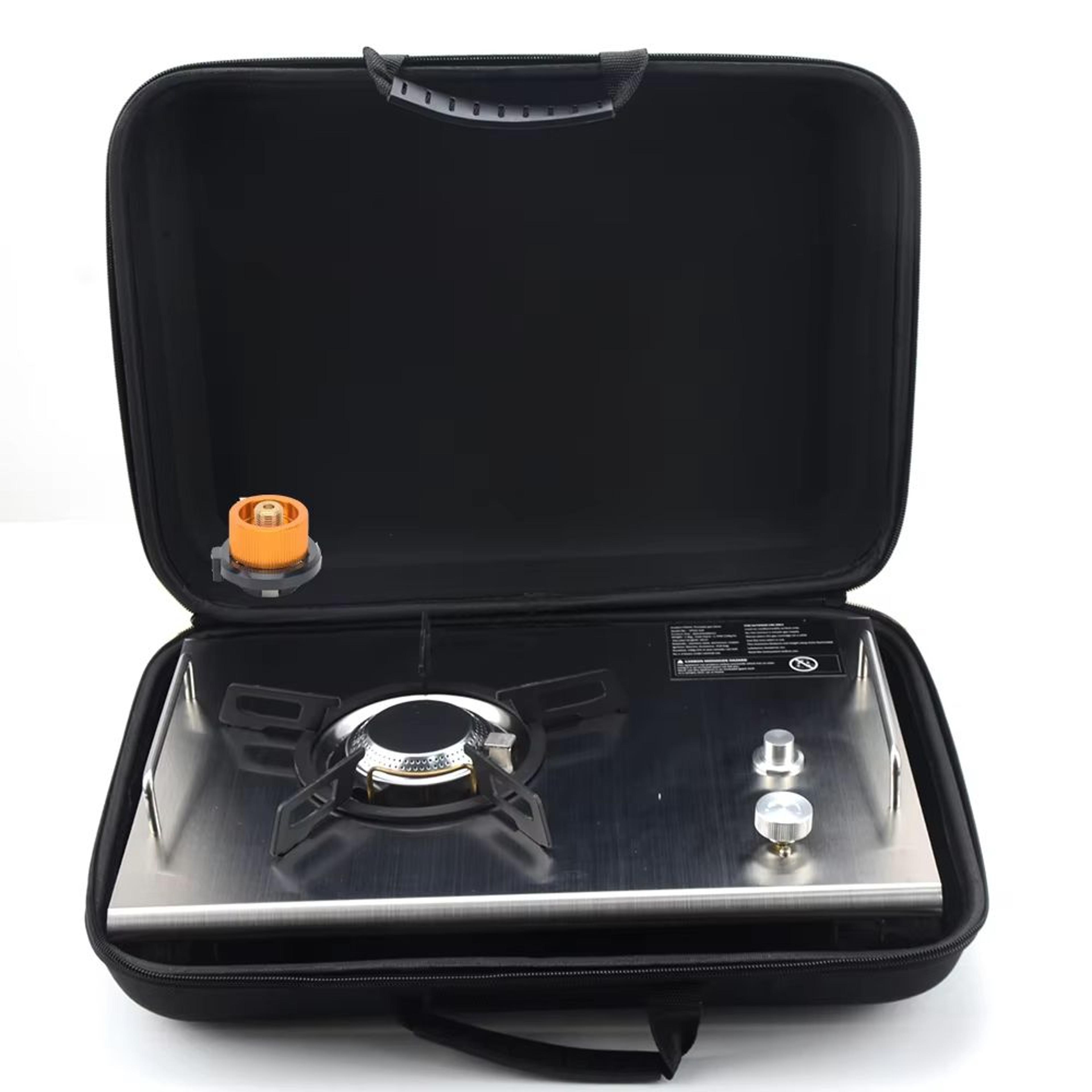 TrailFlex IGT Folding Camp Table With Removable Gas Stove Slot 7