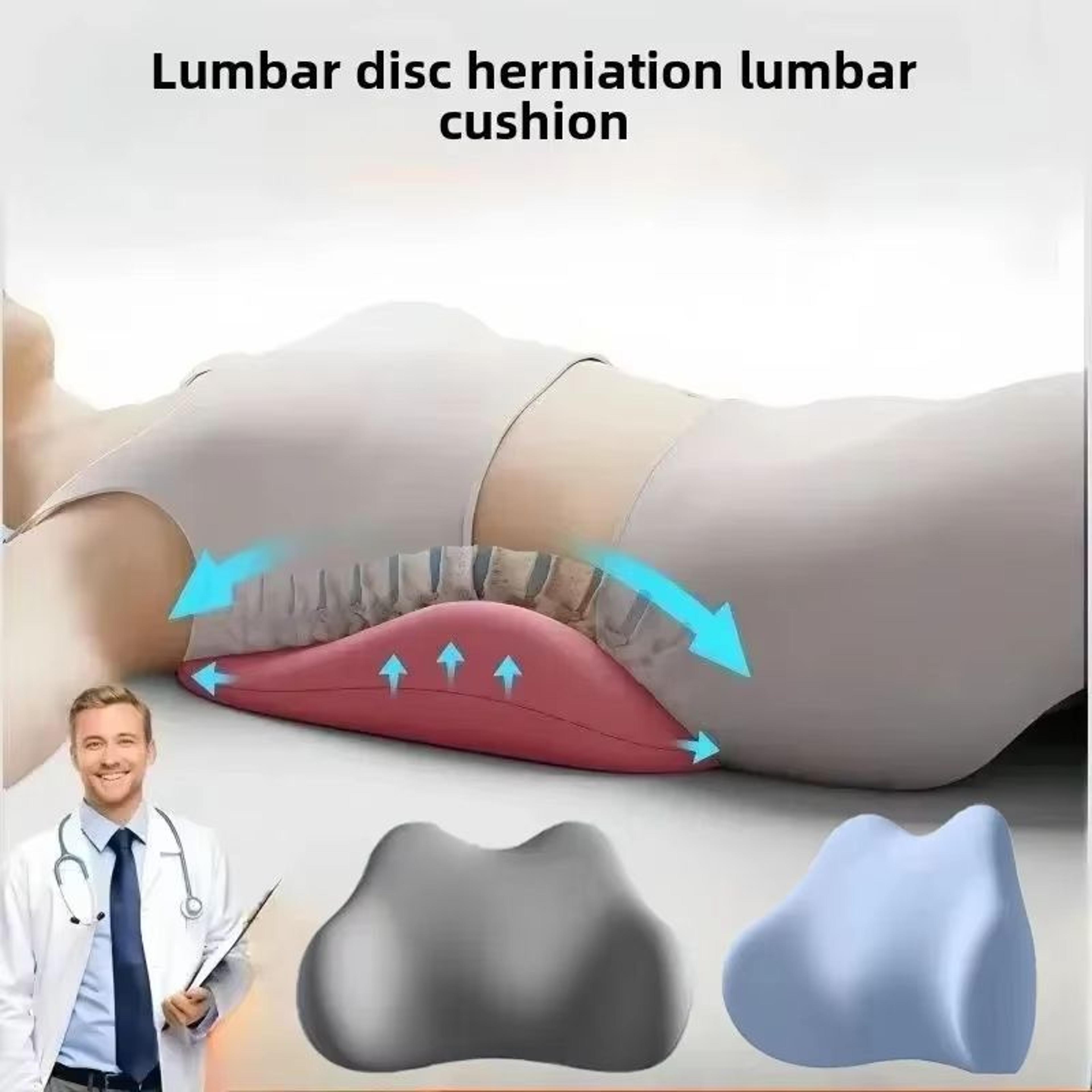memory foam lumbar support pillow for sleeping ergonomic back pain relief cushion